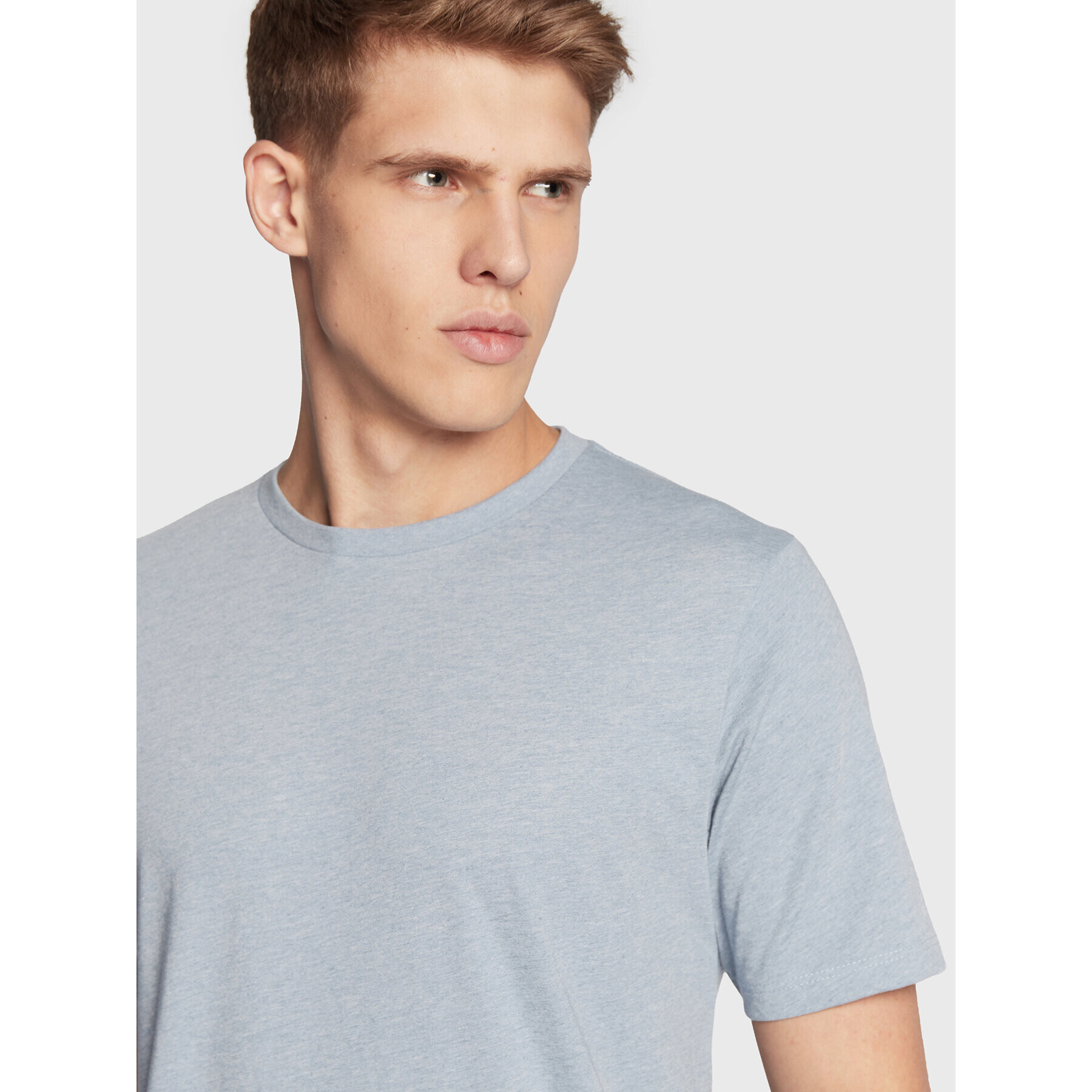 Lindbergh Tricou 30-400000M Albastru Regular Fit - Pled.ro