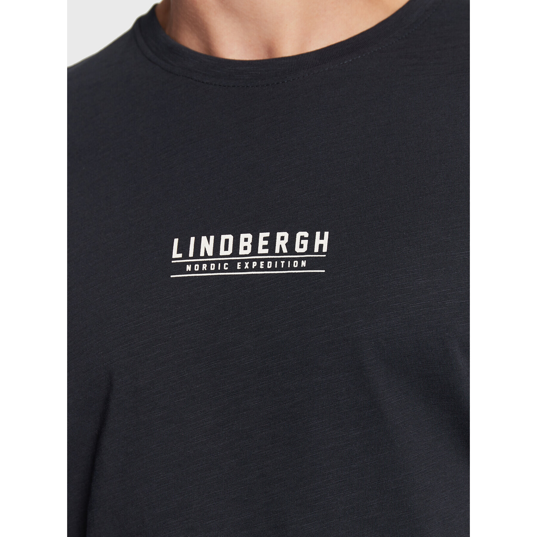 Lindbergh Tricou 30-420123 Bleumarin Regular Fit - Pled.ro