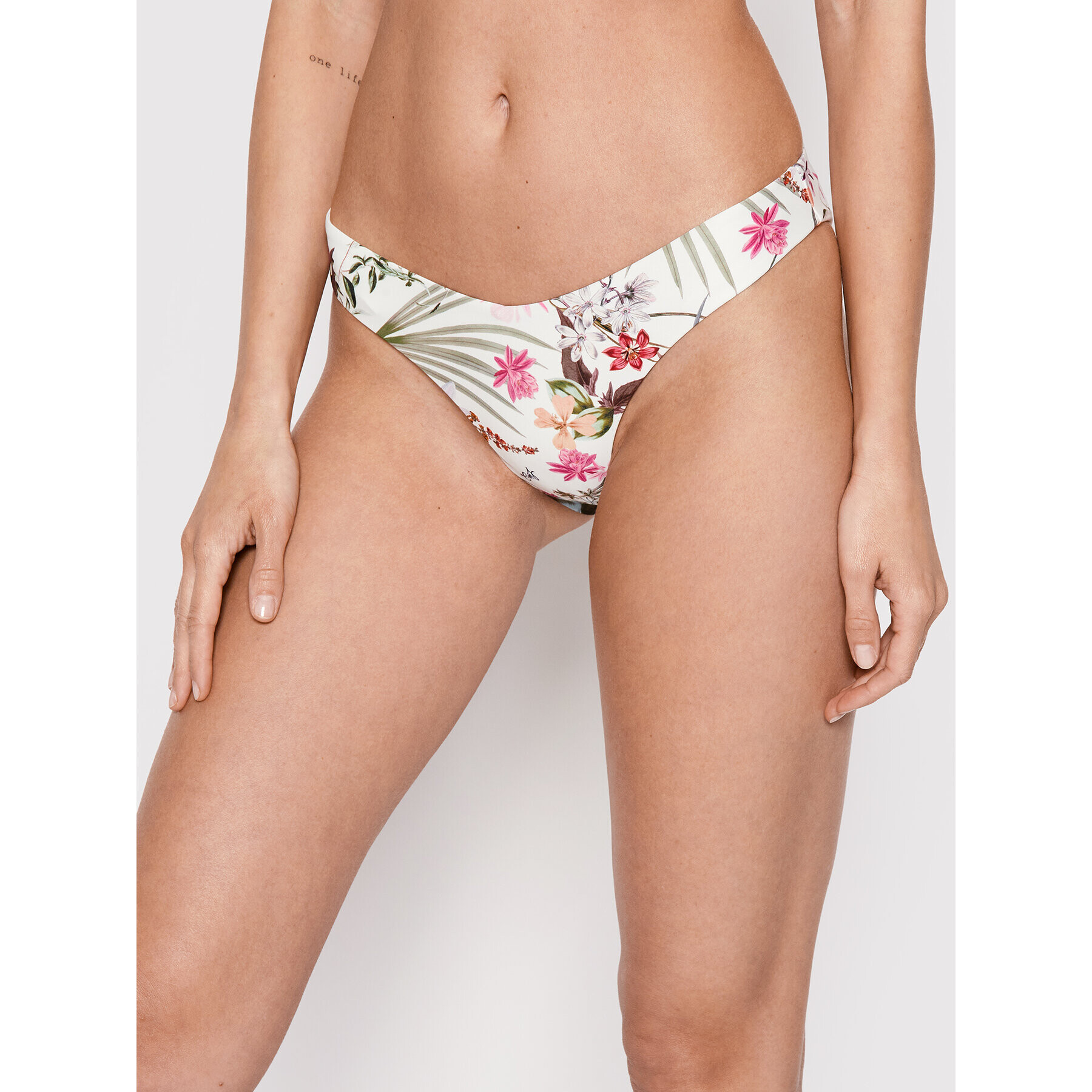 Liu Jo Beachwear Bikini partea de jos VA2164 J6448 Alb - Pled.ro