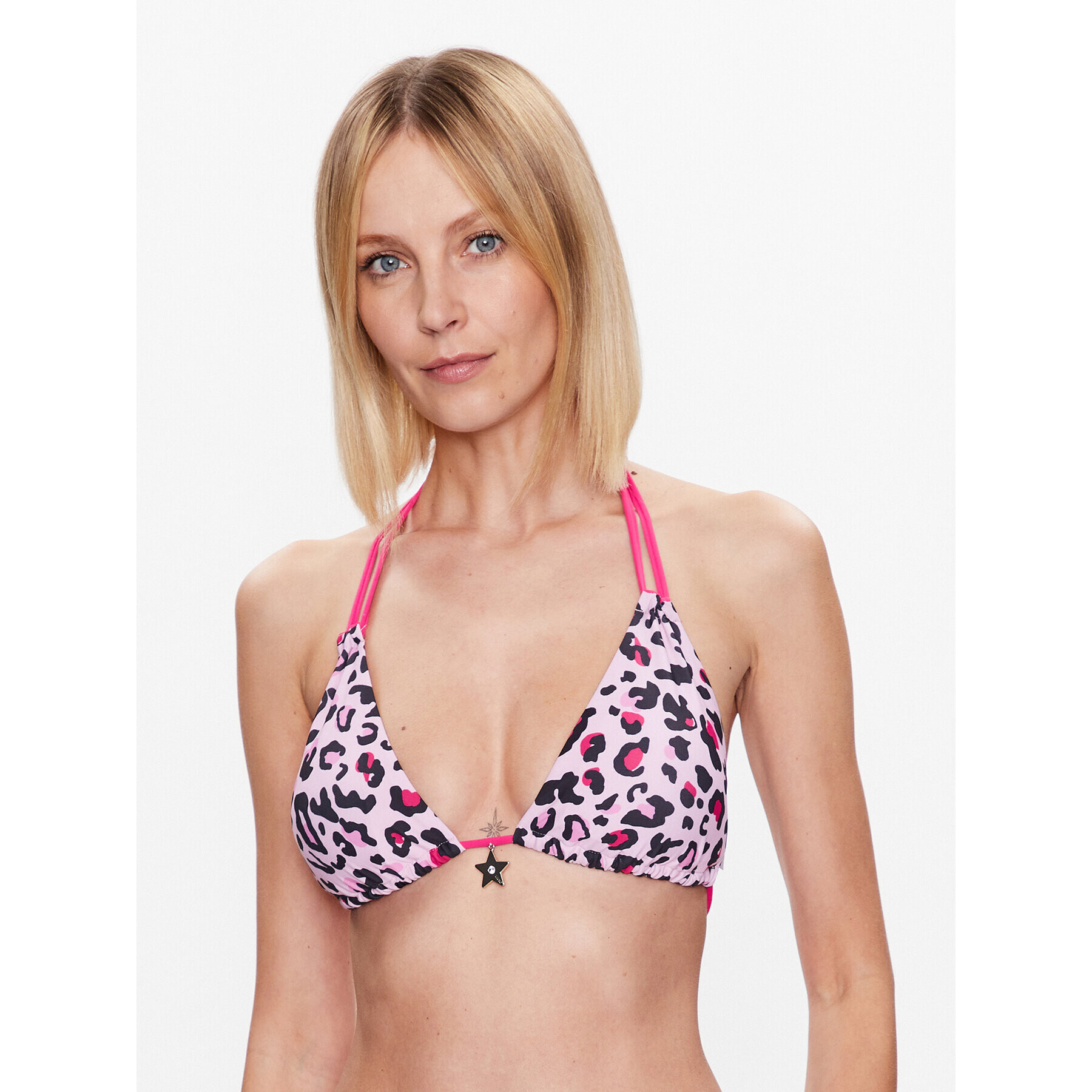 Liu Jo Beachwear Bikini partea de sus VA3063 J6448 Roz - Pled.ro