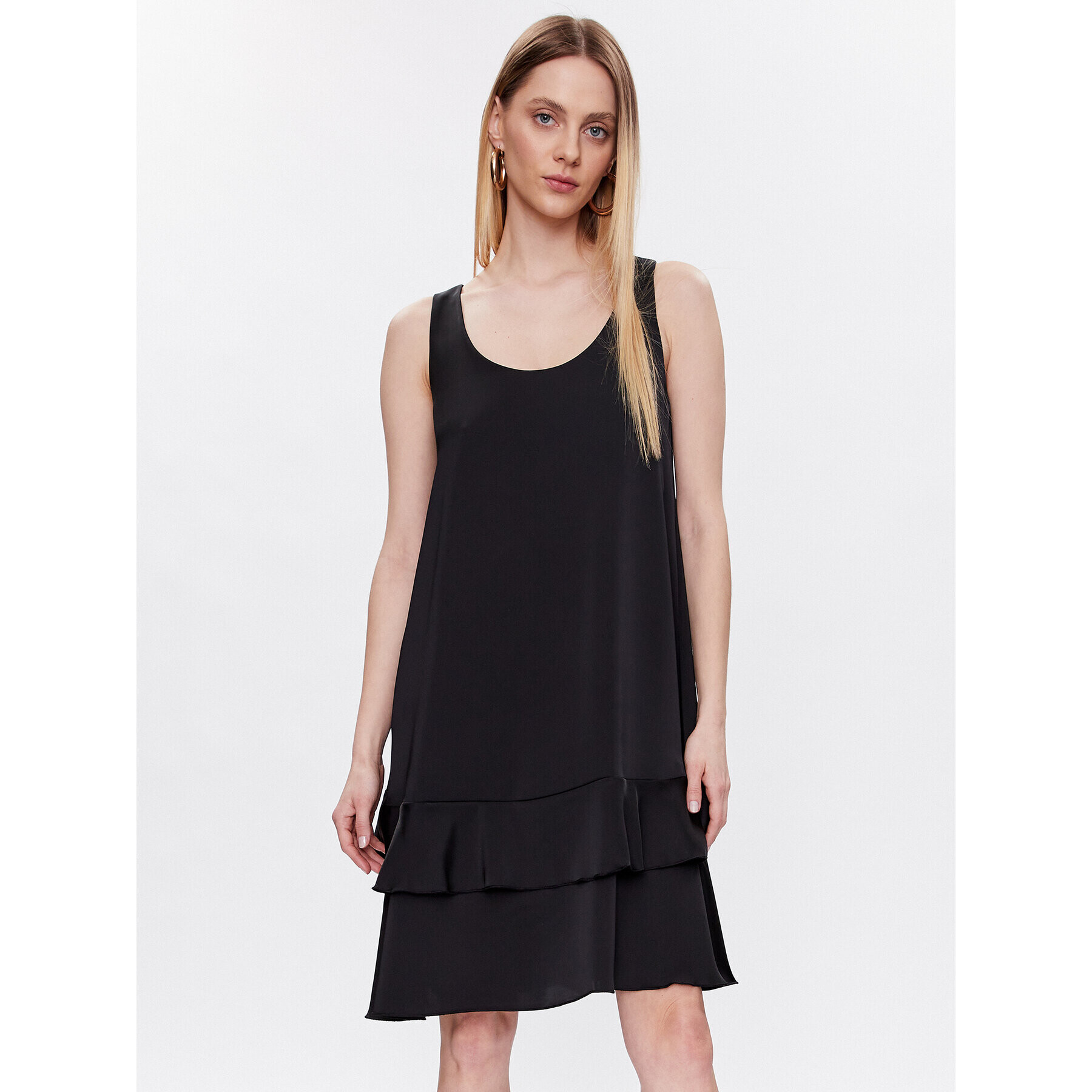 Liu Jo Beachwear Rochie cocktail VA3101 T3416 Negru Relaxed Fit - Pled.ro