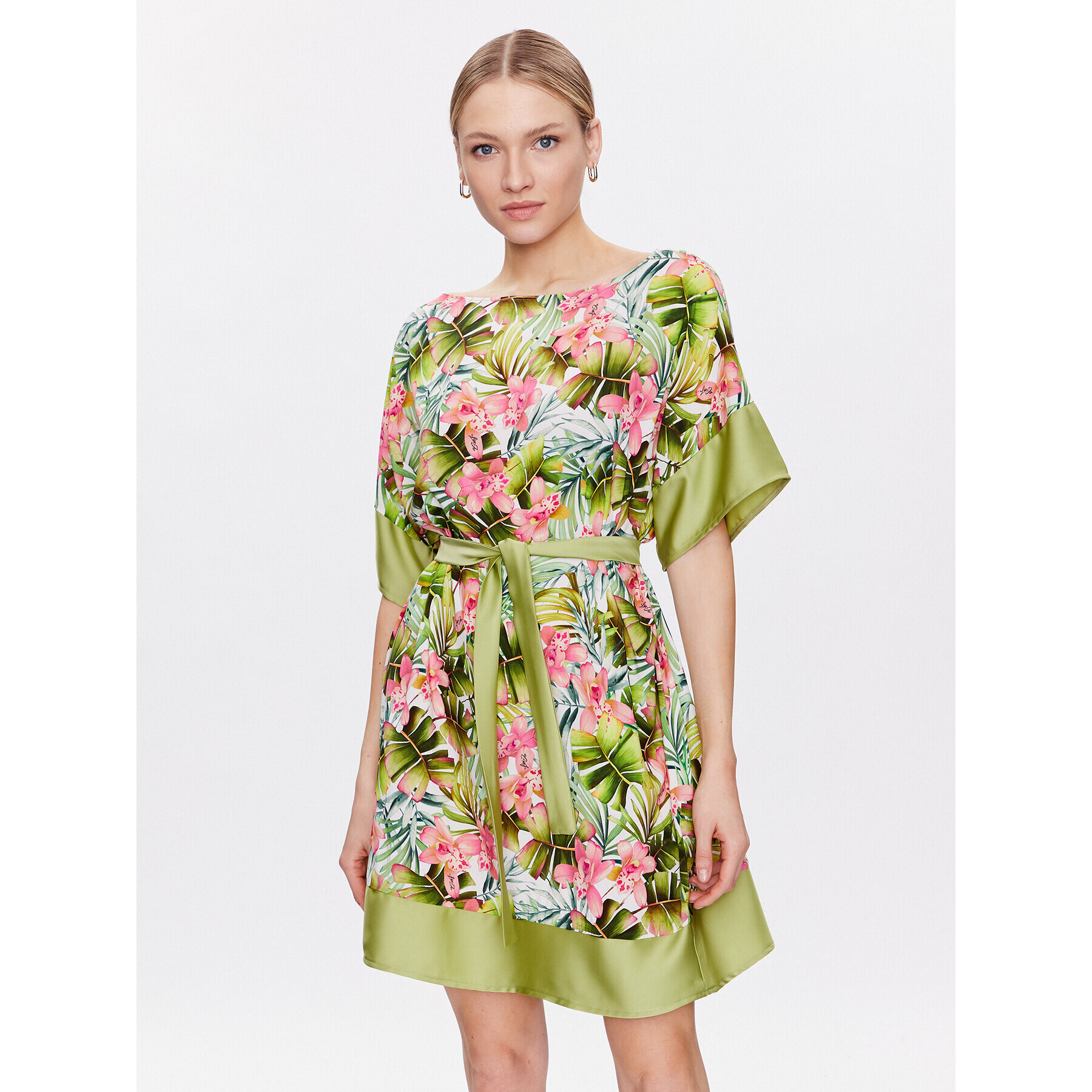 Liu Jo Beachwear Rochie de plajă VA3141 T3347 Verde Relaxed Fit - Pled.ro