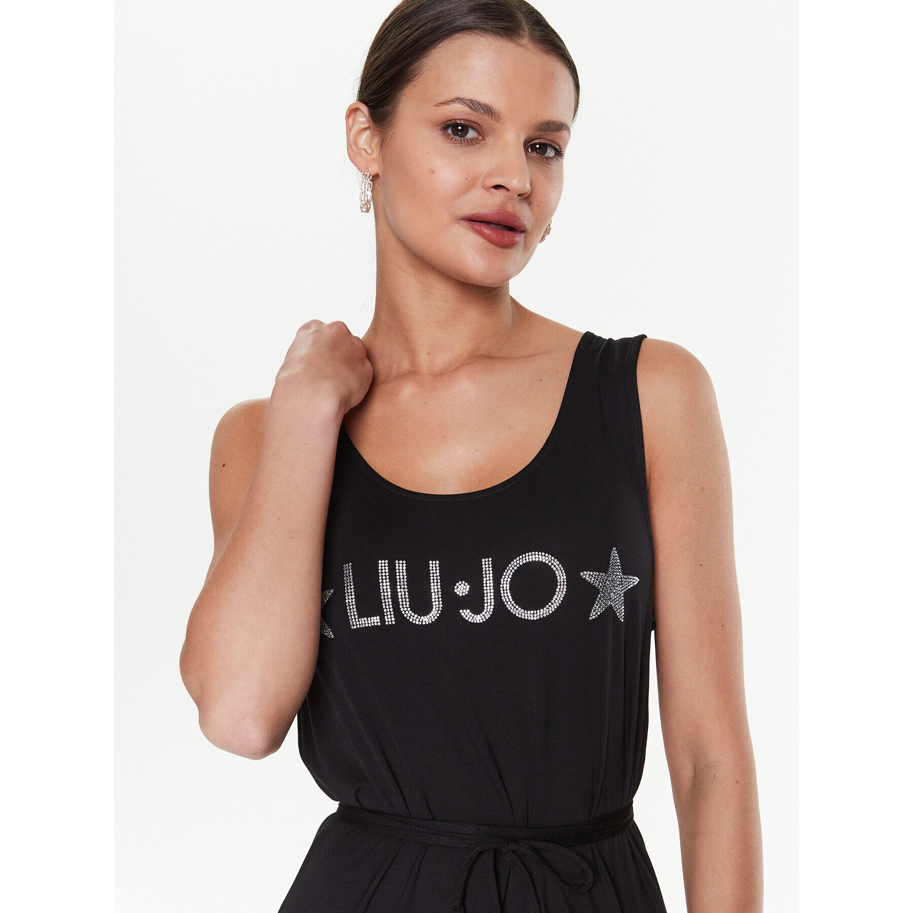 Liu Jo Beachwear Rochie de vară VA3026 J5360 Negru Regular Fit - Pled.ro