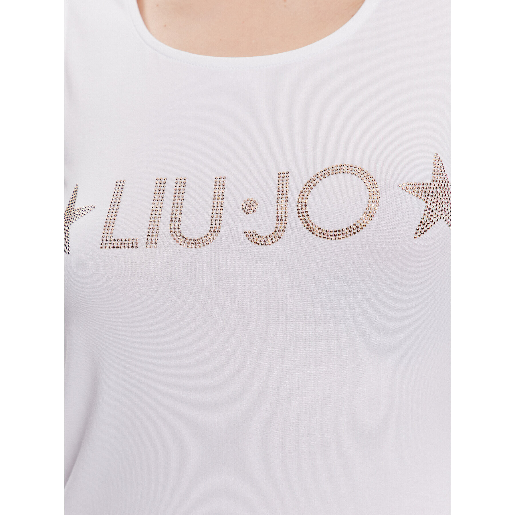 Liu Jo Beachwear Top VA3100 J5360 Alb Regular Fit - Pled.ro