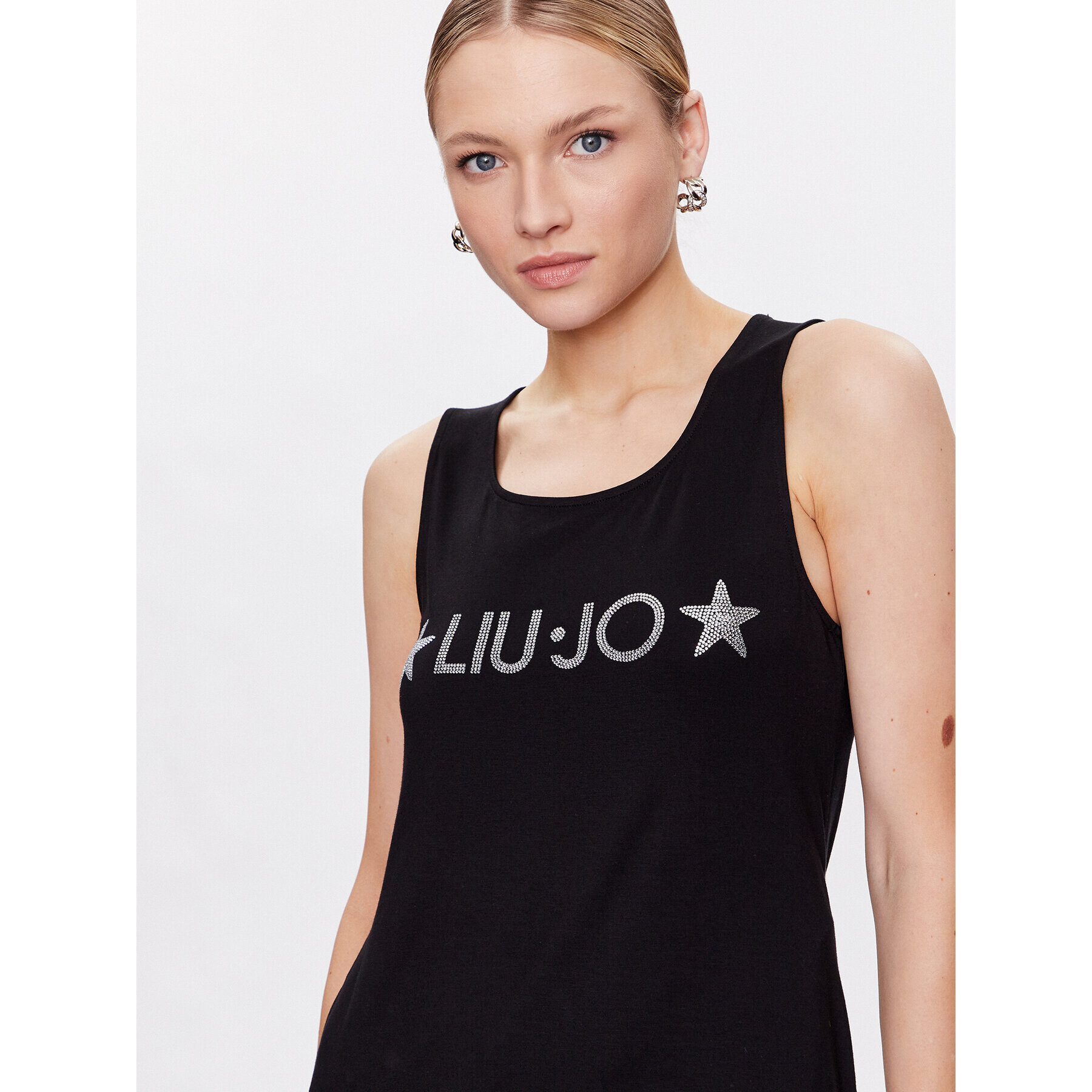 Liu Jo Beachwear Top VA3100 J5360 Negru Regular Fit - Pled.ro