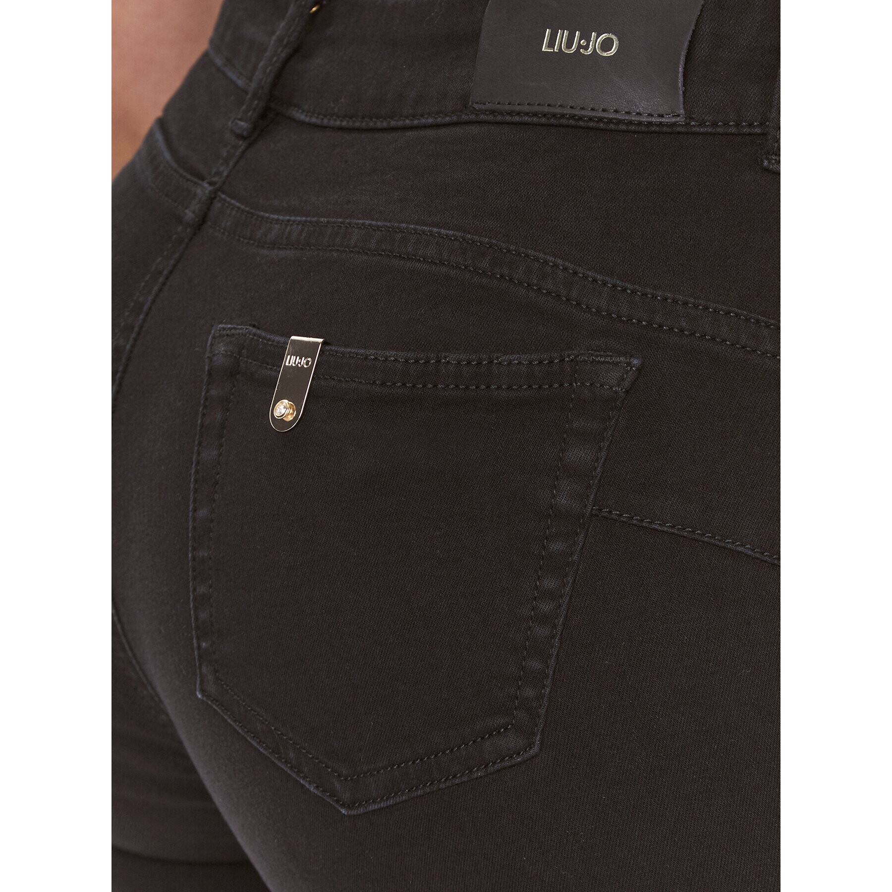 Liu Jo Blugi UF3054 D4614 Negru Slim Fit - Pled.ro