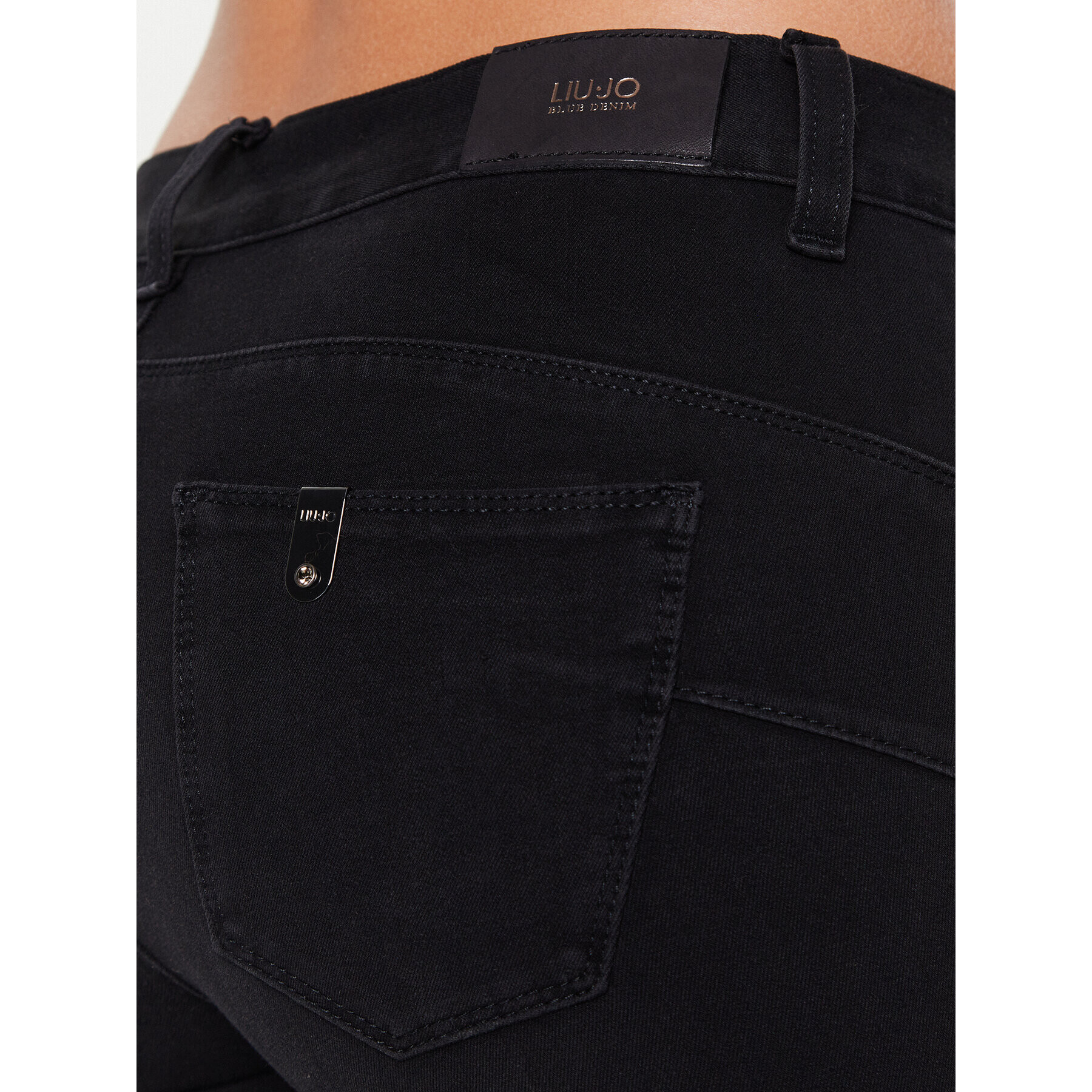 Liu Jo Blugi UXX042 D4199 Negru Slim Fit - Pled.ro