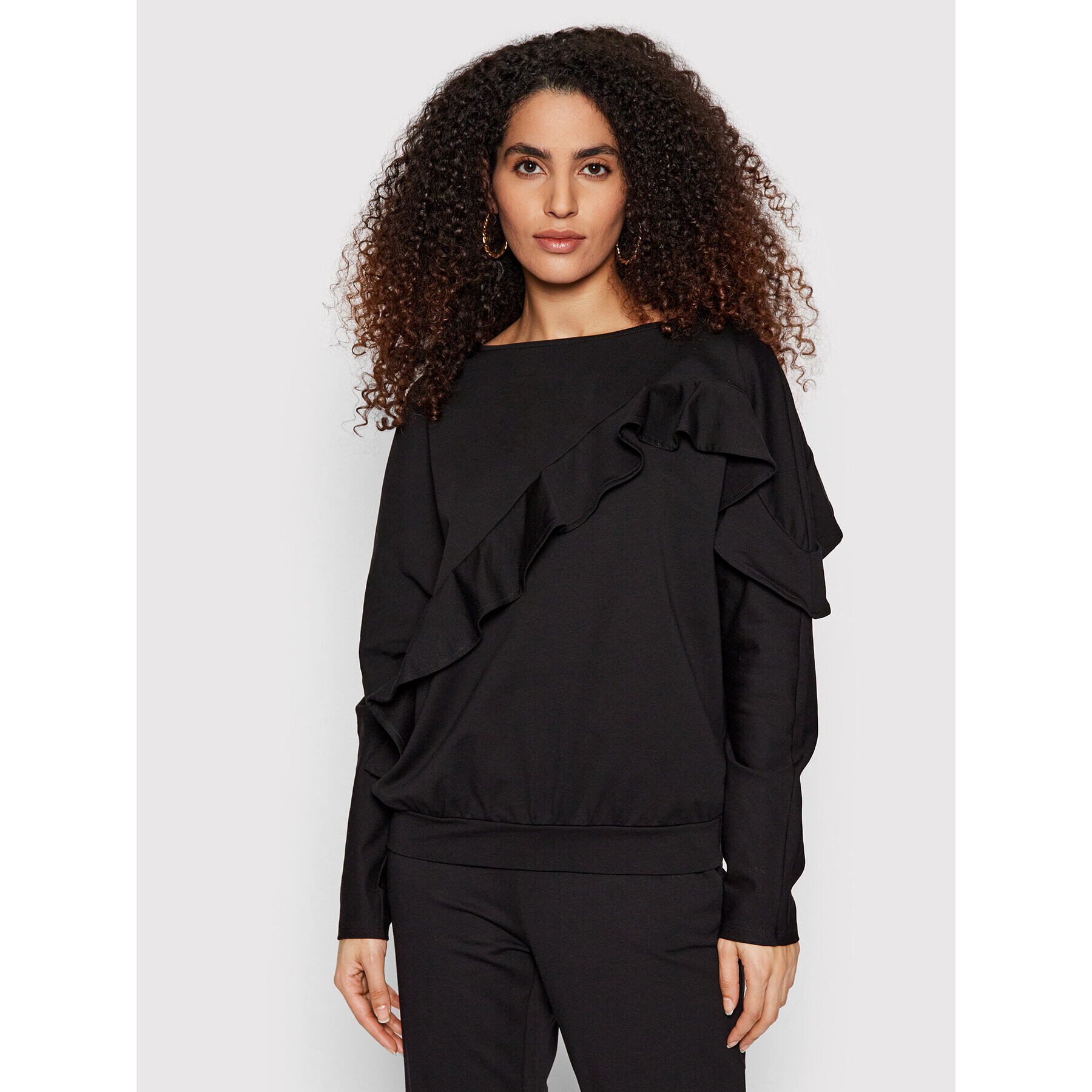 Liu Jo Bluză 5A2021 F0090 Negru Relaxed Fit - Pled.ro