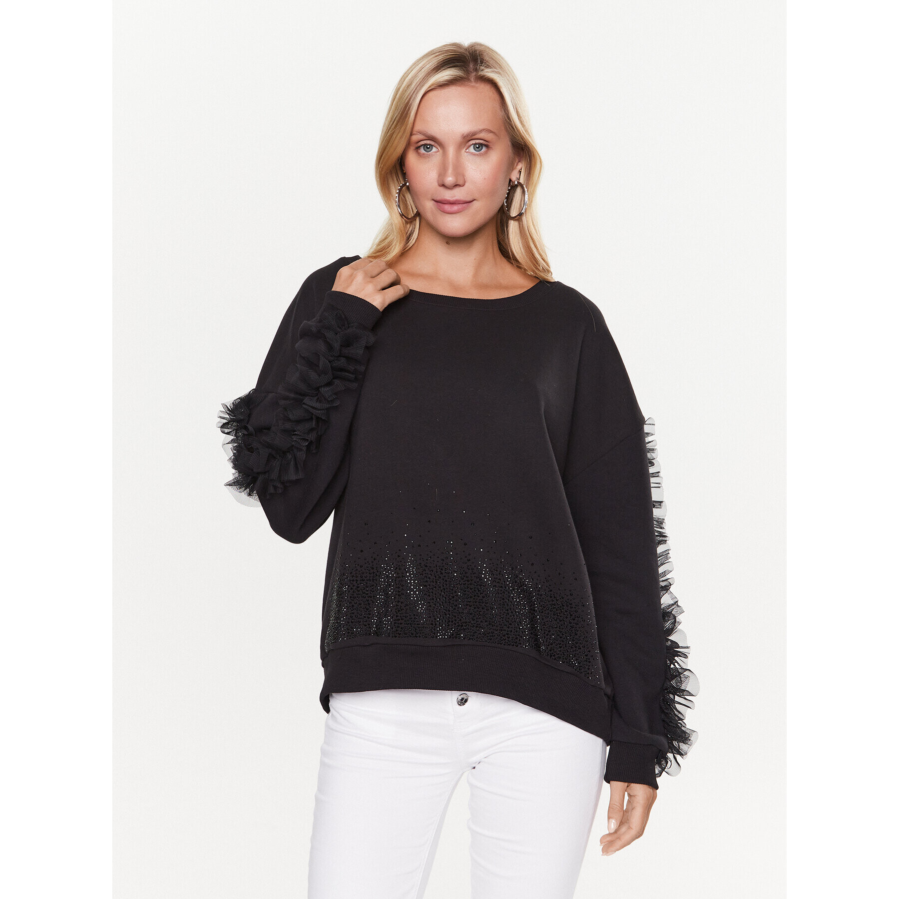 Liu Jo Bluză WA3150 F0933 Negru Relaxed Fit - Pled.ro