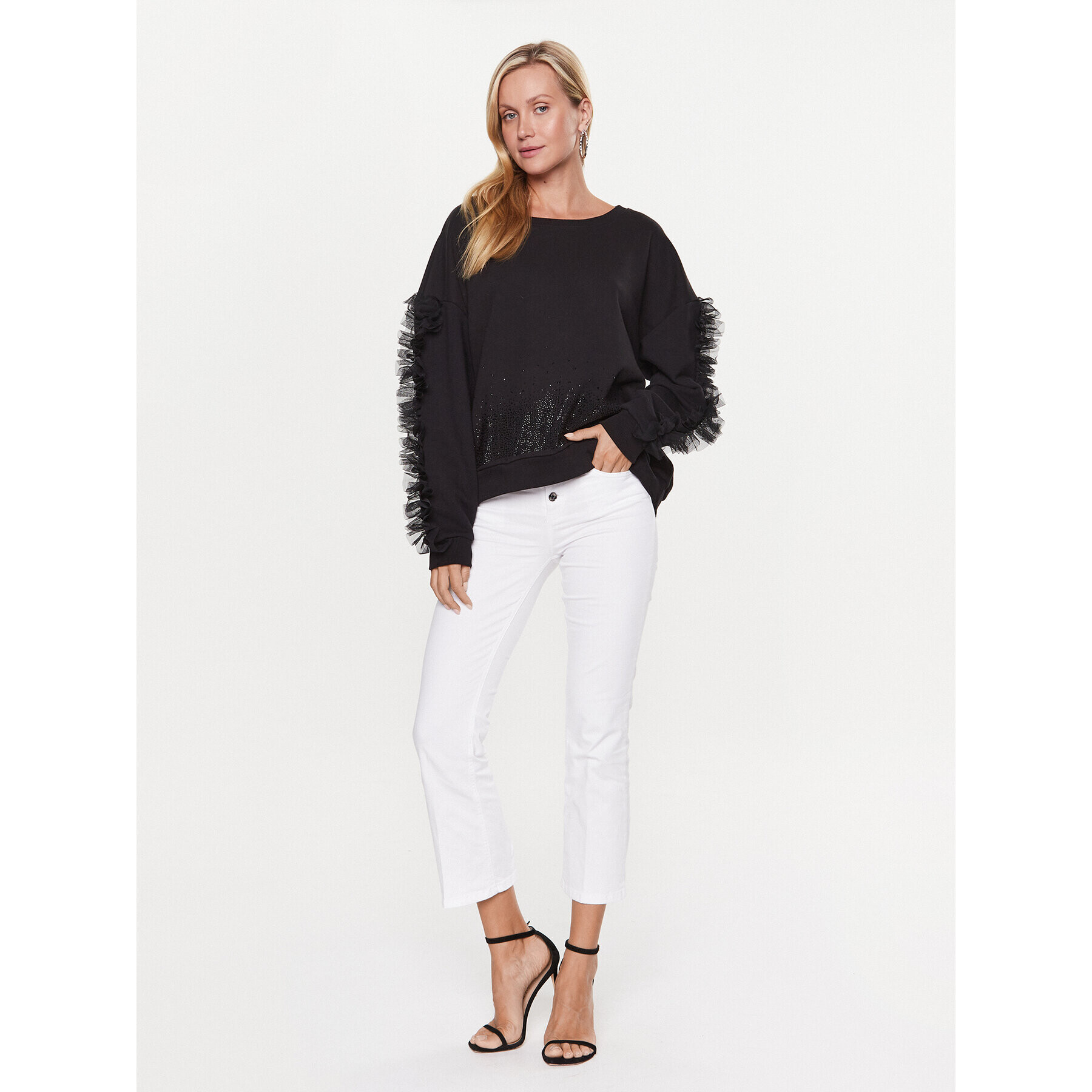 Liu Jo Bluză WA3150 F0933 Negru Relaxed Fit - Pled.ro