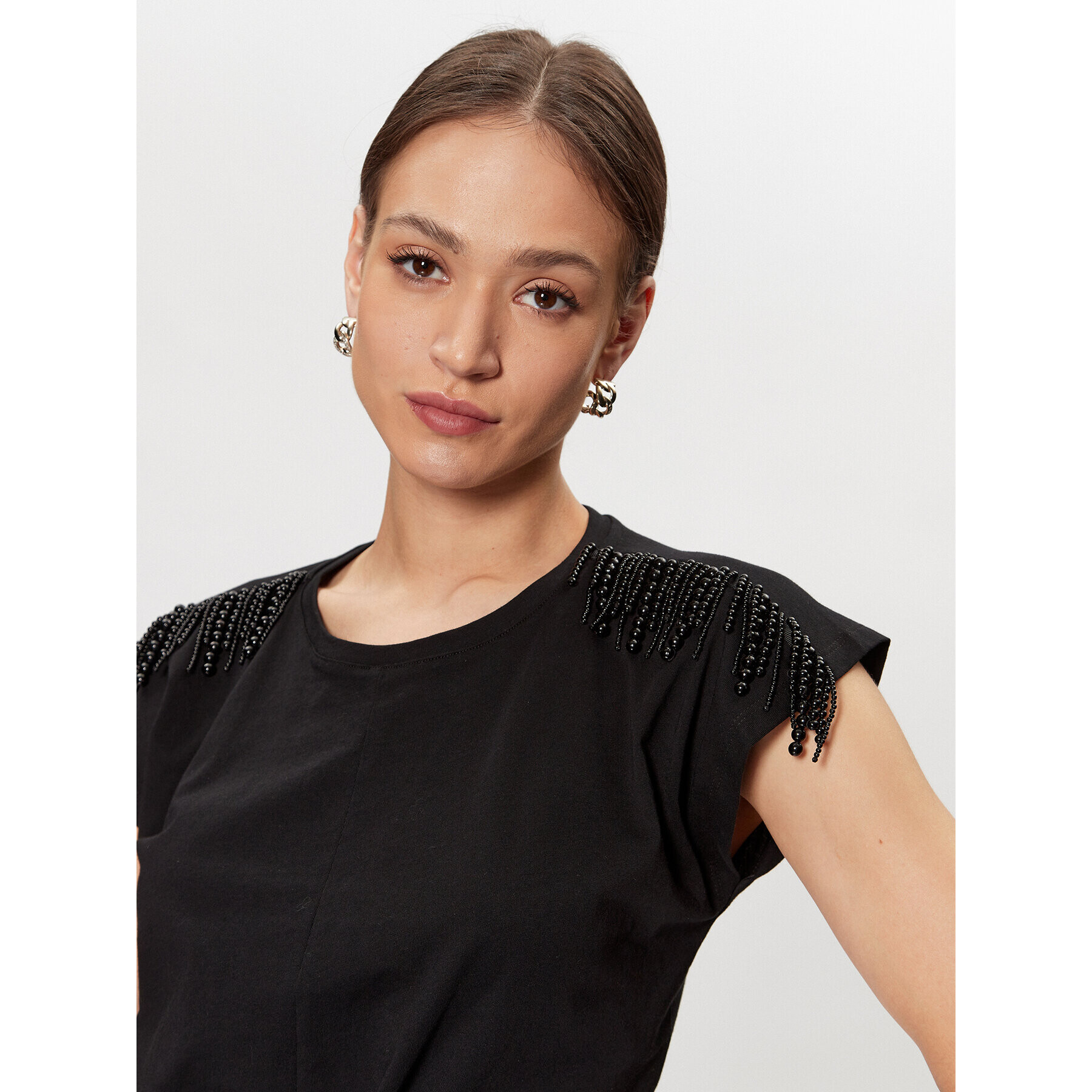 Liu Jo Bluză WA3363 J4501 Negru Regular Fit - Pled.ro