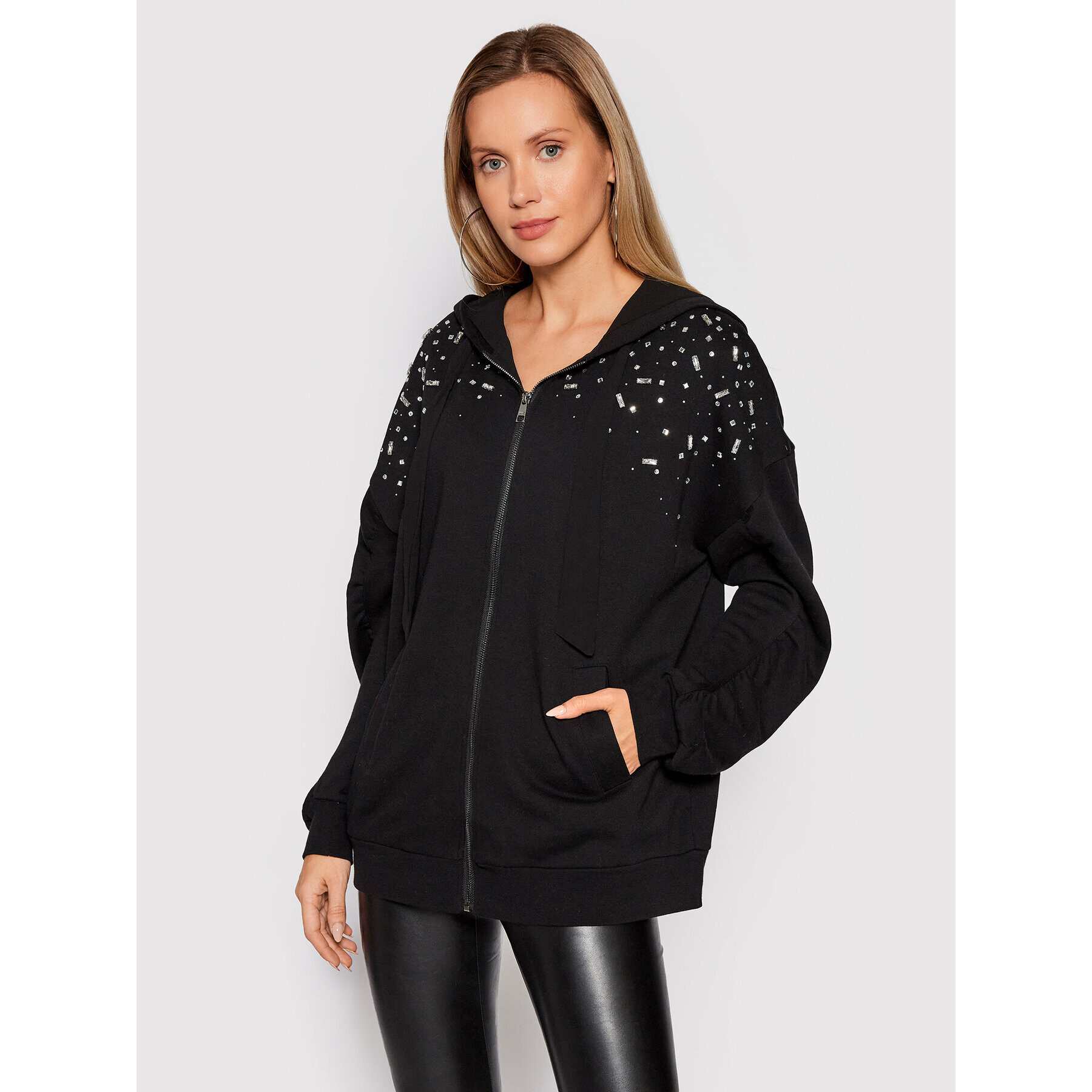 Liu Jo Bluză WF1055 F0835 Negru Relaxed Fit - Pled.ro