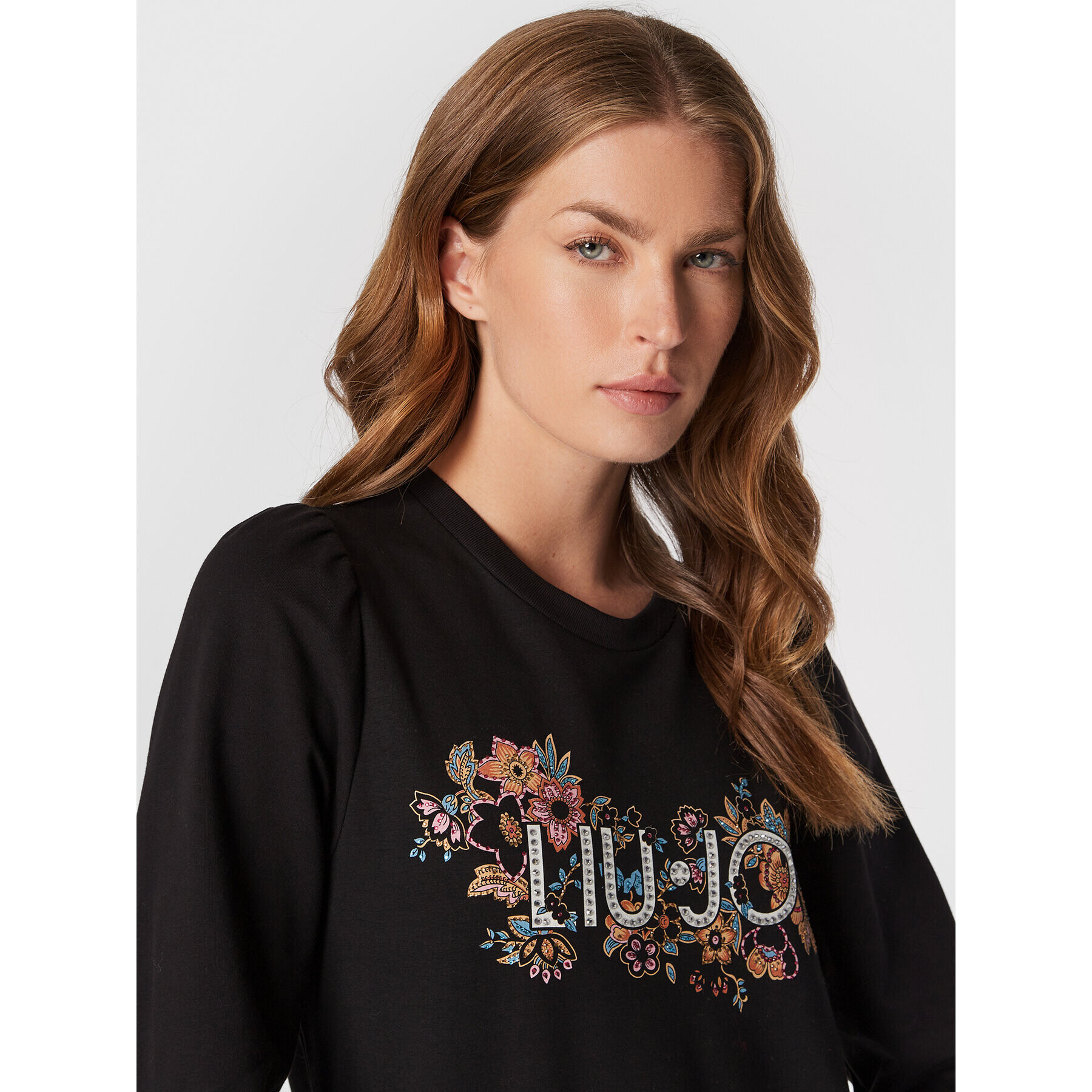 Liu Jo Bluză WF2331 F0090 Negru Regular Fit - Pled.ro