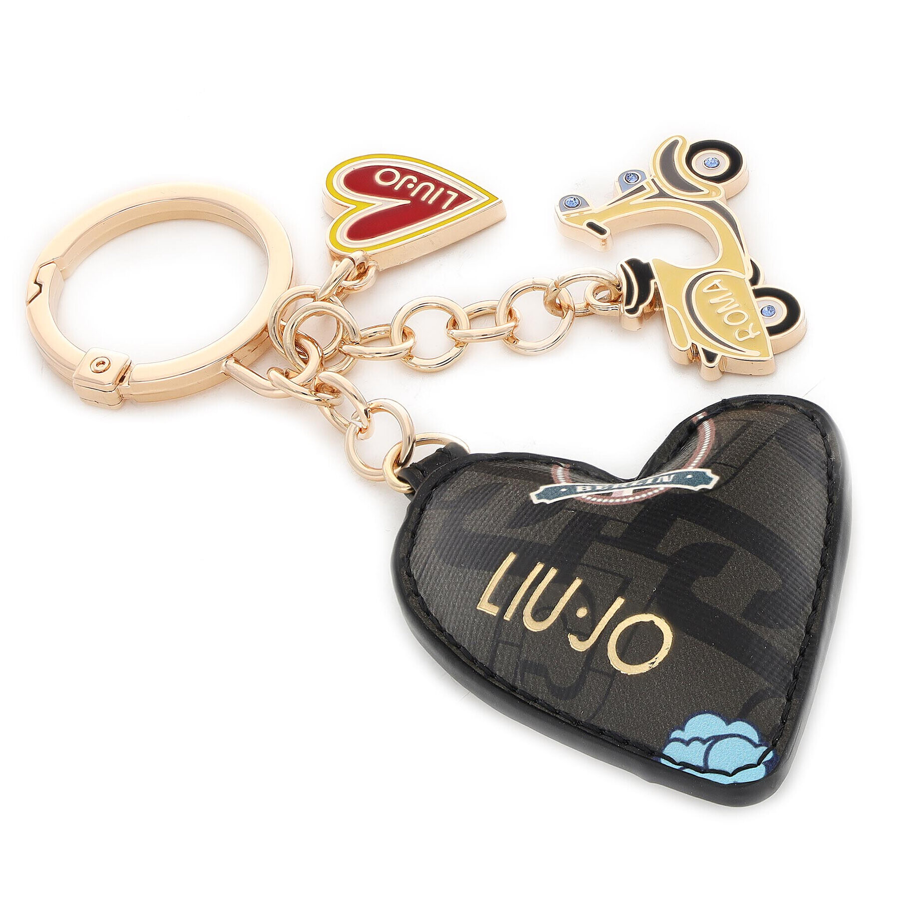 Liu Jo Breloc Ecs Key Ring Hear NF1137 E0017 Auriu - Pled.ro