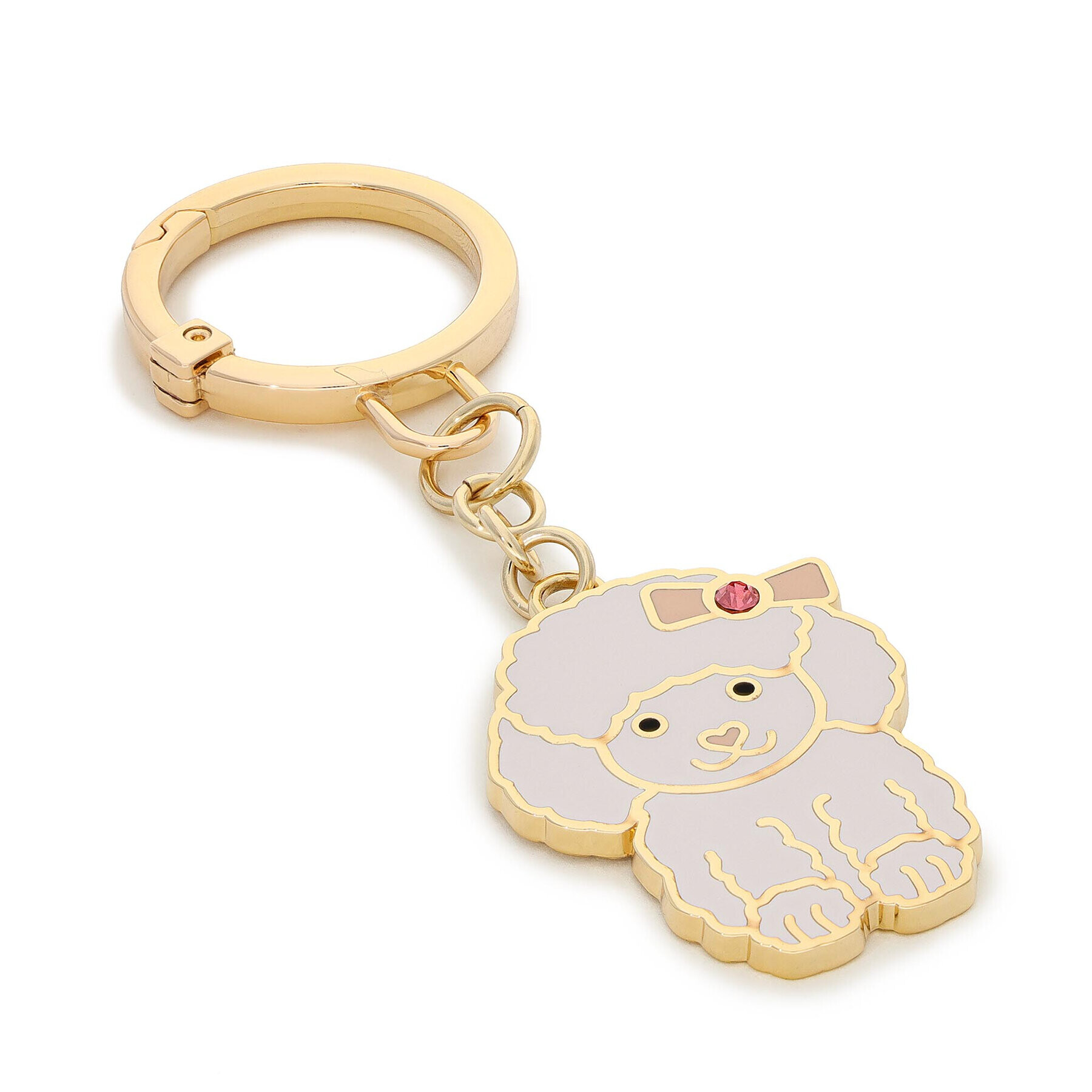 Liu Jo Breloc Key Ring Poodle NF1149 A0001 Auriu - Pled.ro