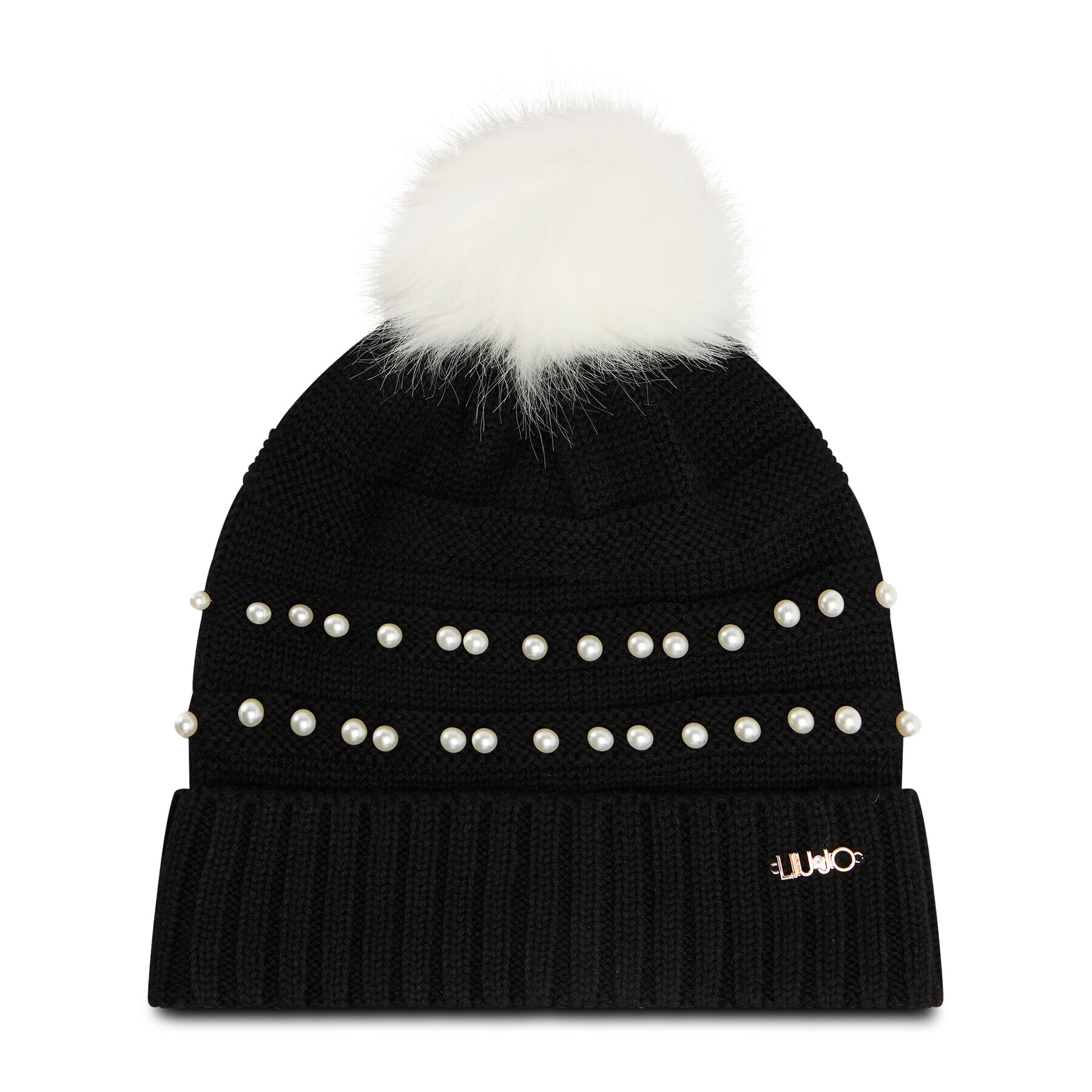 Liu Jo Căciulă Cappello Maglia Con TF0204 MAG34 Negru - Pled.ro