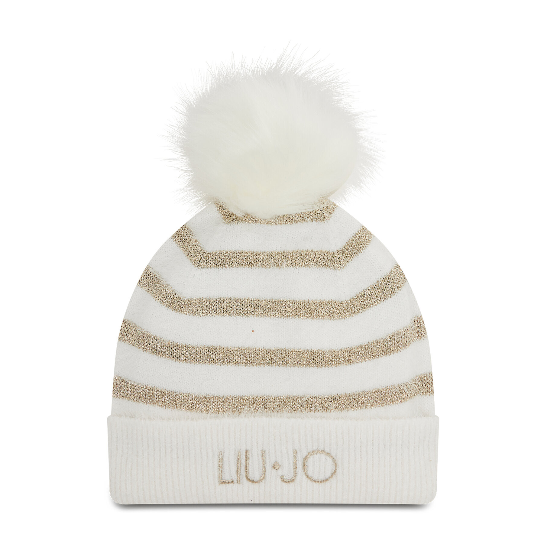 Liu Jo Căciulă Cappello Maglia Pelo TF1108 MA27G Alb - Pled.ro