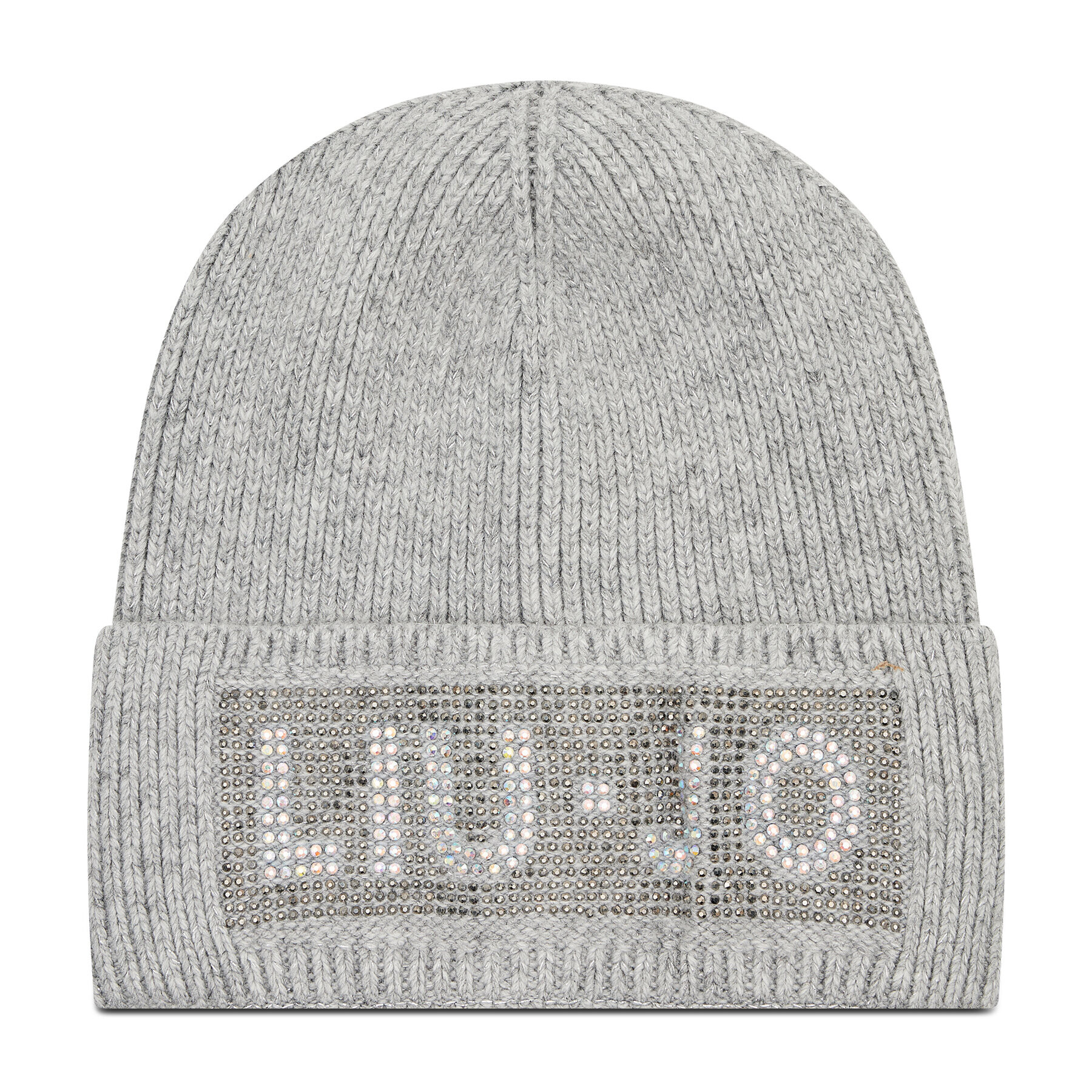 Liu Jo Căciulă Cuffia Logo Strass P 3F1013 M0300 Gri - Pled.ro