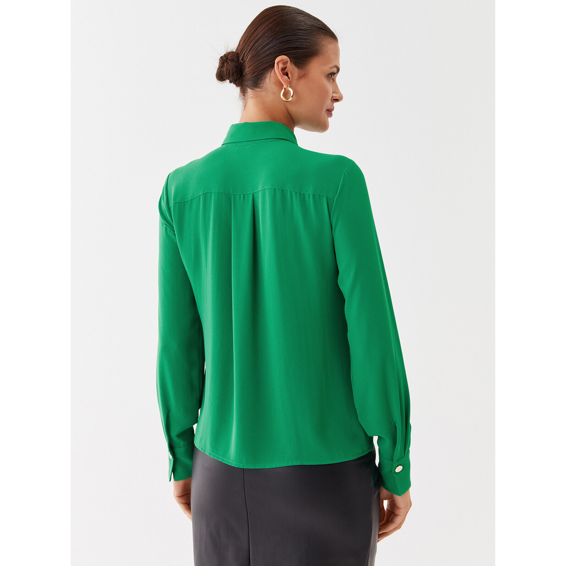 Liu Jo Cămașă CF3276 TS353 Verde Regular Fit - Pled.ro