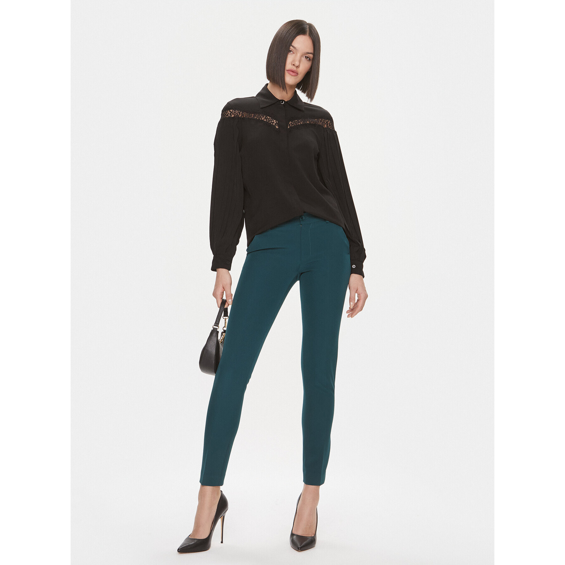 Liu Jo Cămașă MF3137 T9121 Negru Relaxed Fit - Pled.ro