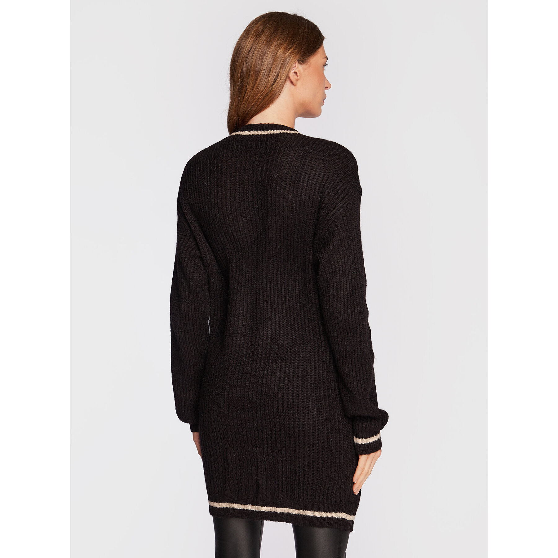 Liu Jo Cardigan 5F2015 MA23L Negru Regular Fit - Pled.ro