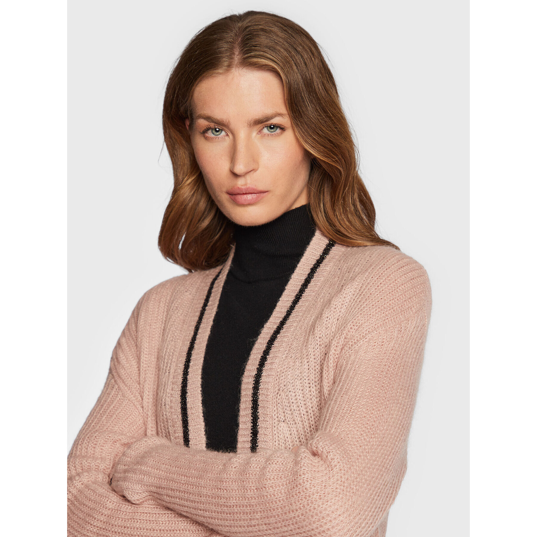 Liu Jo Cardigan 5F2015 MA23L Roz Regular Fit - Pled.ro