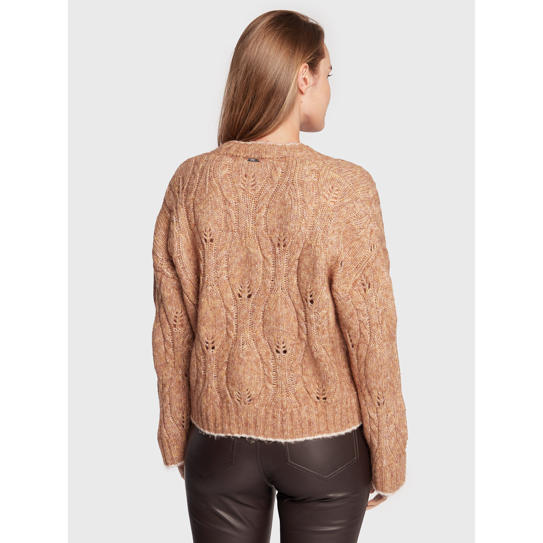 Liu Jo Cardigan WF2271 MA05N Bej Regular Fit - Pled.ro