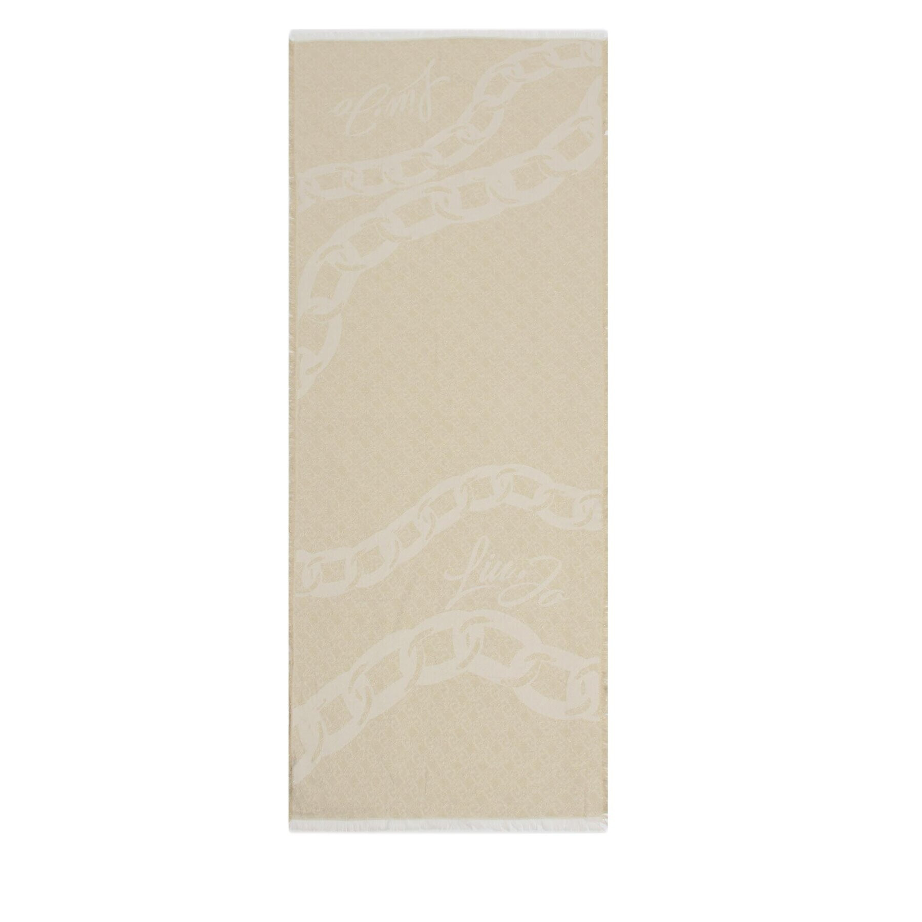 Liu Jo Fular Stola Jacquard Chai 2F1014 T0300 Bej - Pled.ro