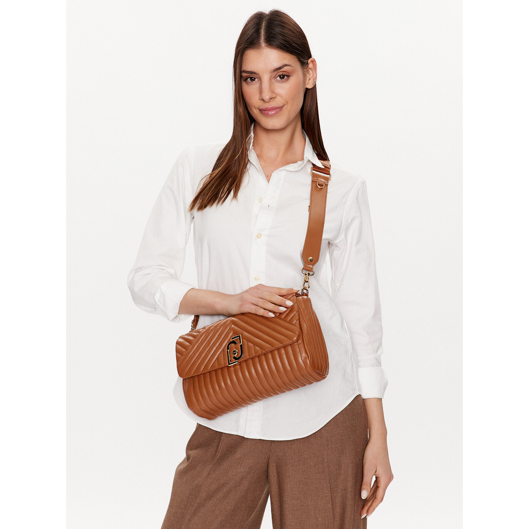 Liu Jo Geantă Ecs M Crossbody AA3232 E0426 Maro - Pled.ro