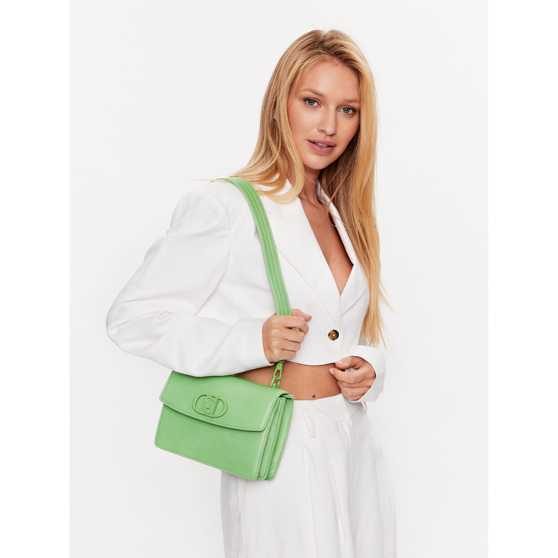 Liu Jo Geantă Ecs M Crossbody AA3249 E0061 Verde - Pled.ro