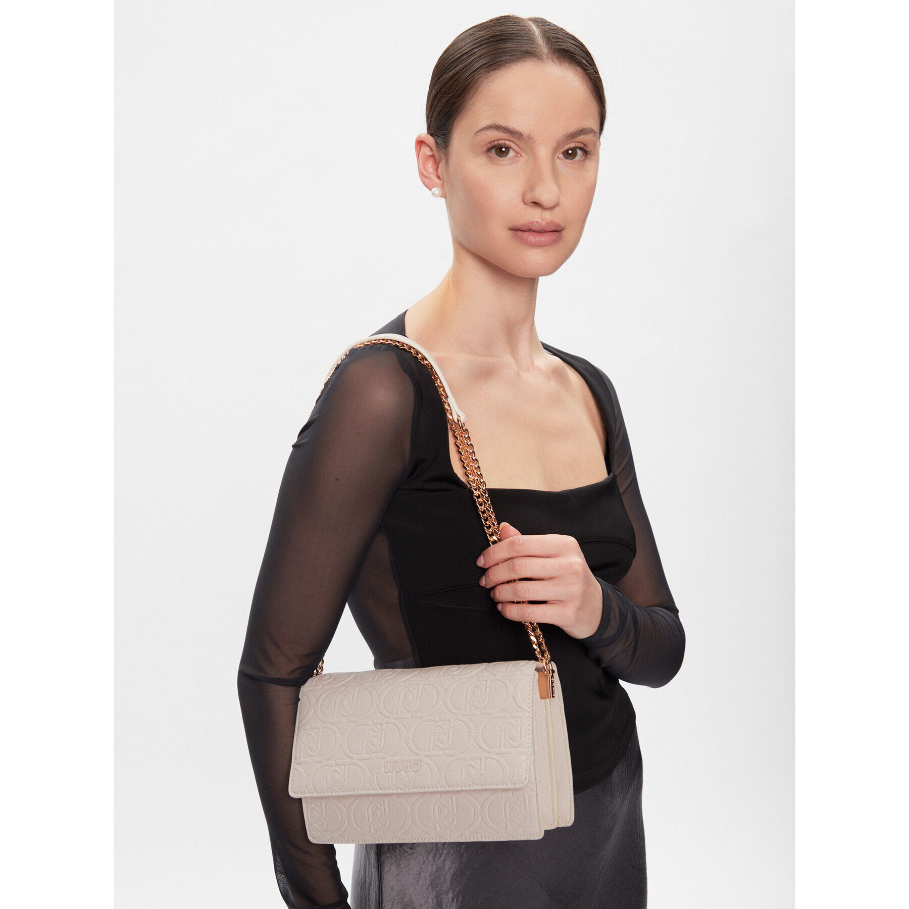 Liu Jo Geantă Ecs S Crossbody AA4235 E0003 Bej - Pled.ro