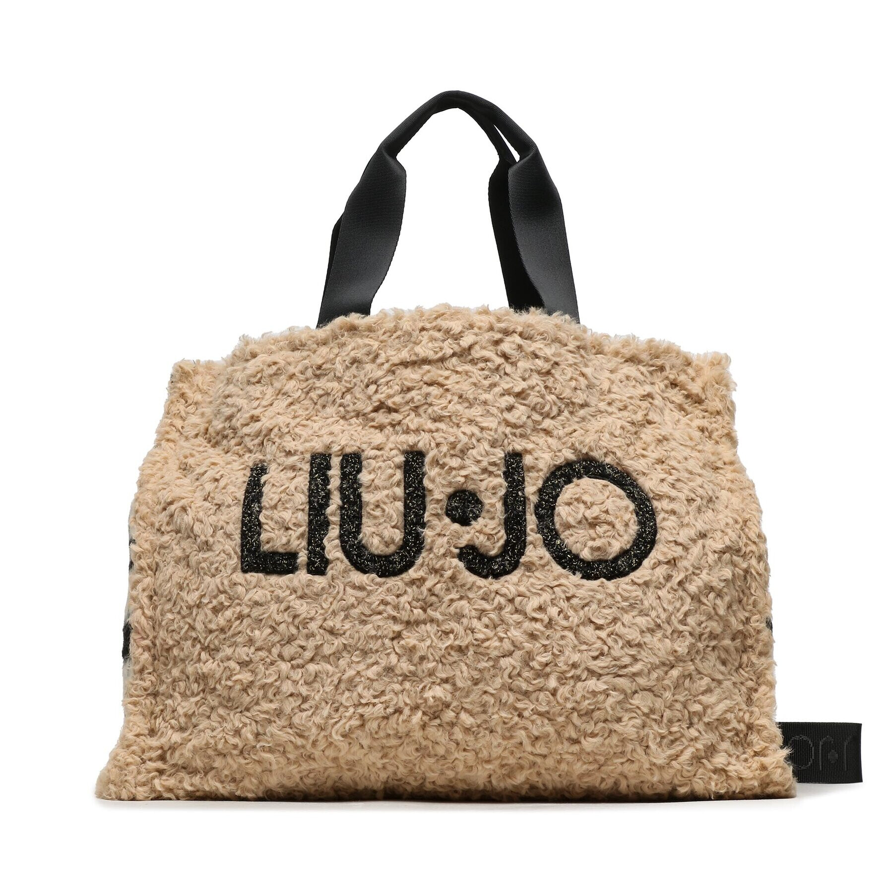 Liu Jo Geantă L Tote Fake Fur 2F3099 E0305 Bej - Pled.ro