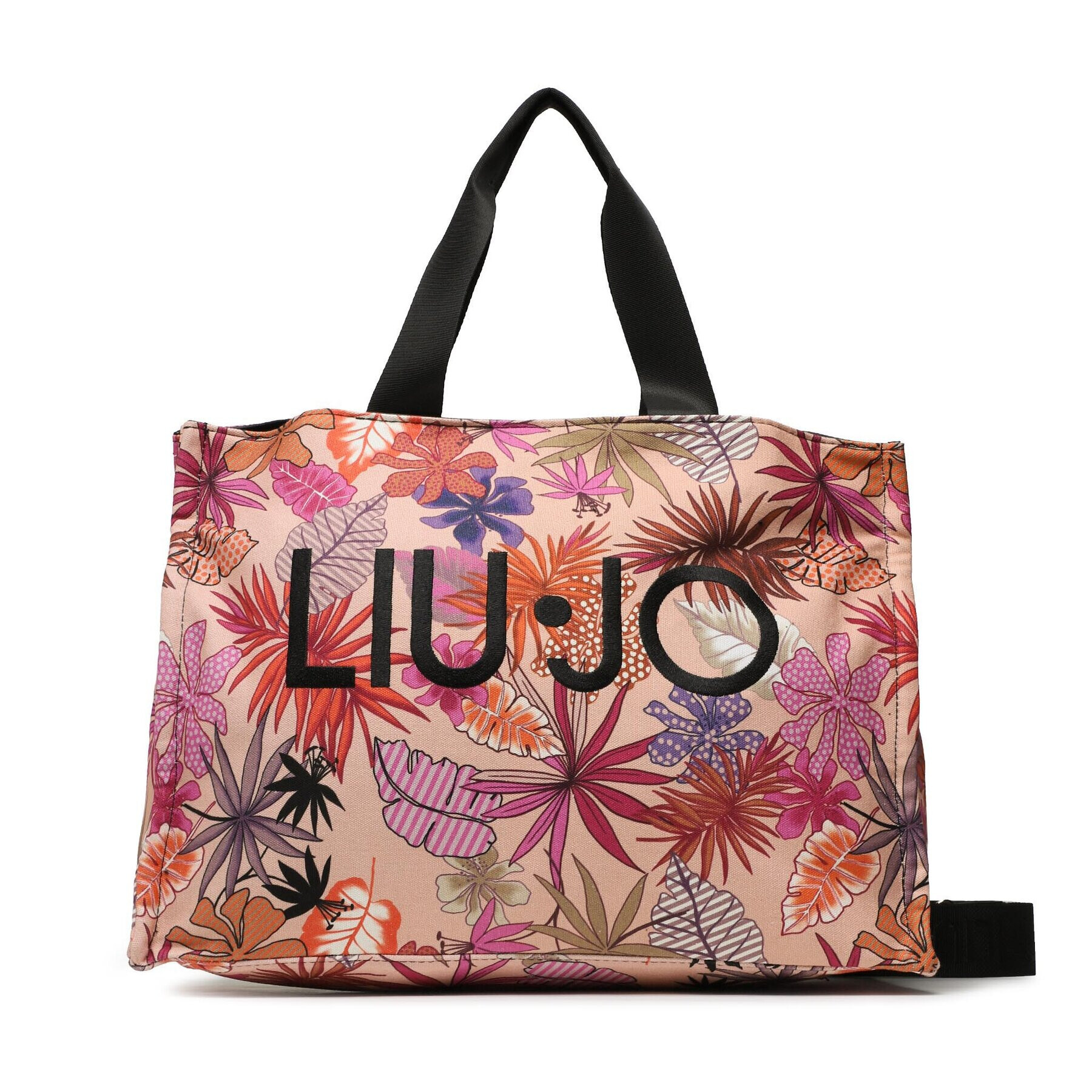 Liu Jo Geantă L Tote Printed Canvas 2A3113 T5204 Roz - Pled.ro