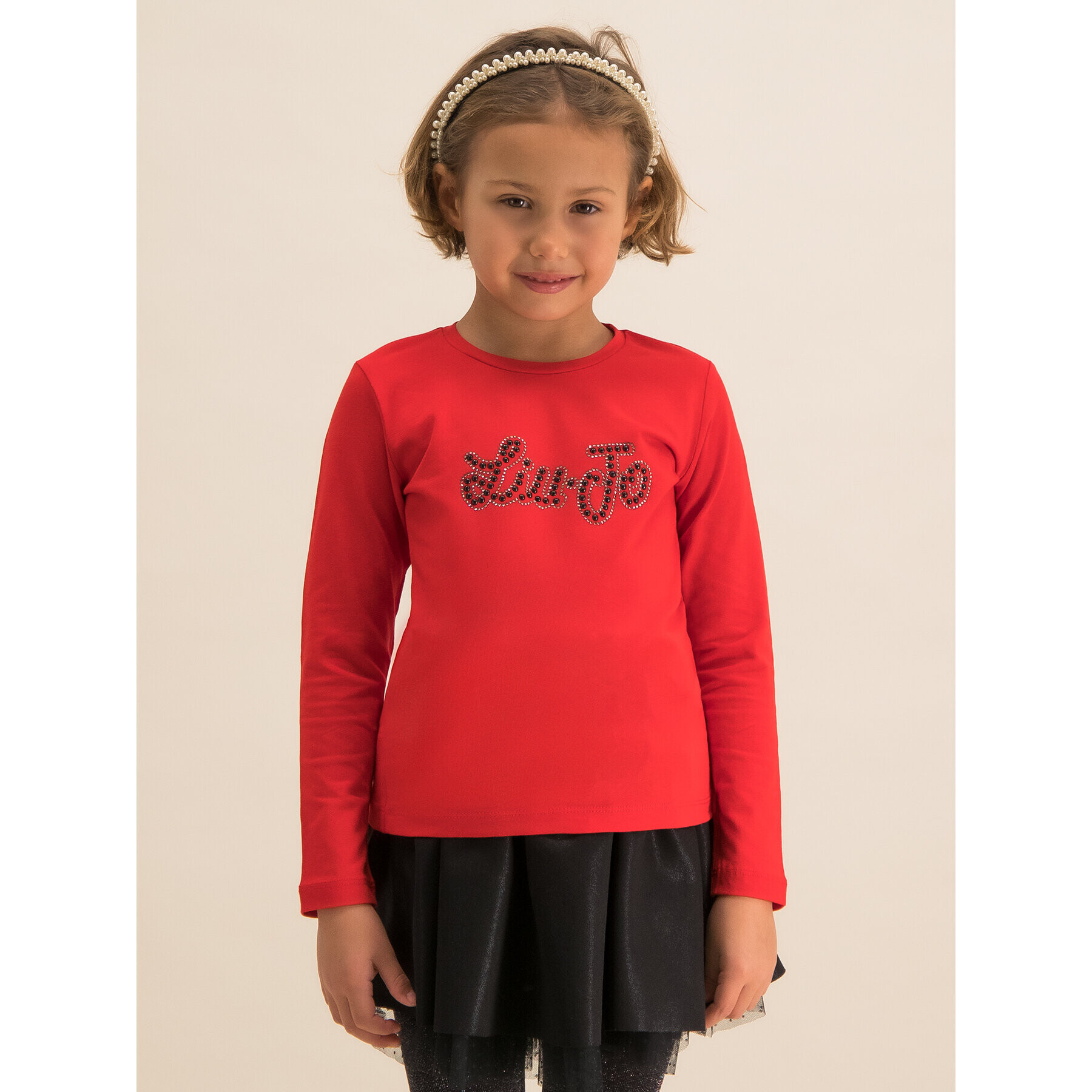 Liu Jo Kids Bluză K69020 J0088 Roșu Regular Fit - Pled.ro