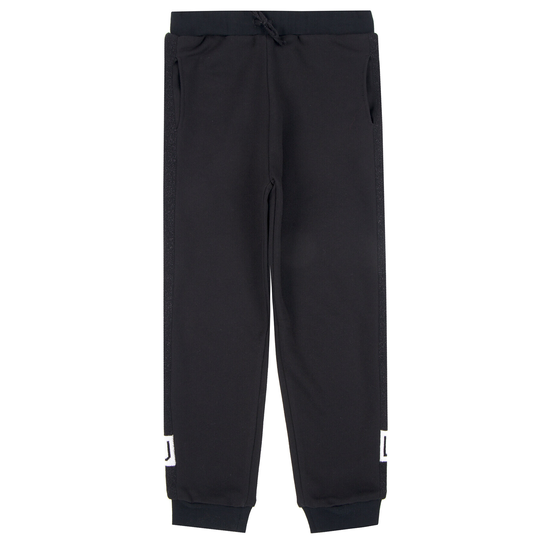 Liu Jo Kids Pantaloni trening Felpa Lungo G69205 F0791 Negru Regular Fit - Pled.ro