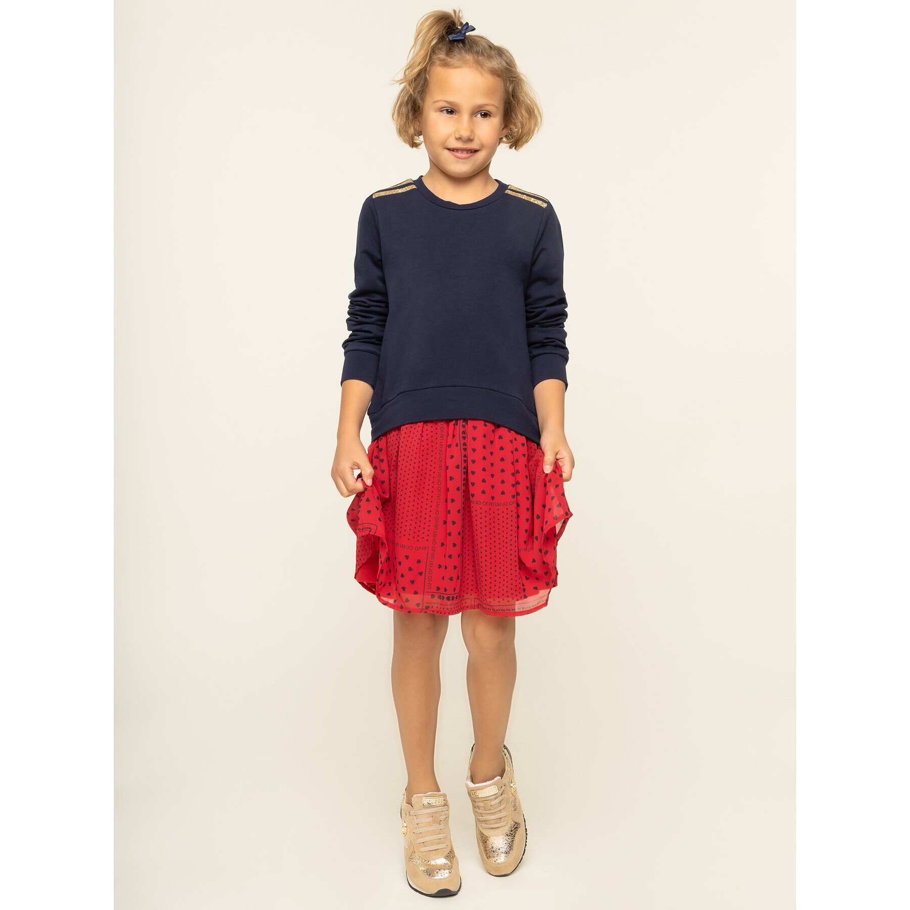 Liu Jo Kids Rochie de zi G69013 F0090 Bleumarin Regular Fit - Pled.ro