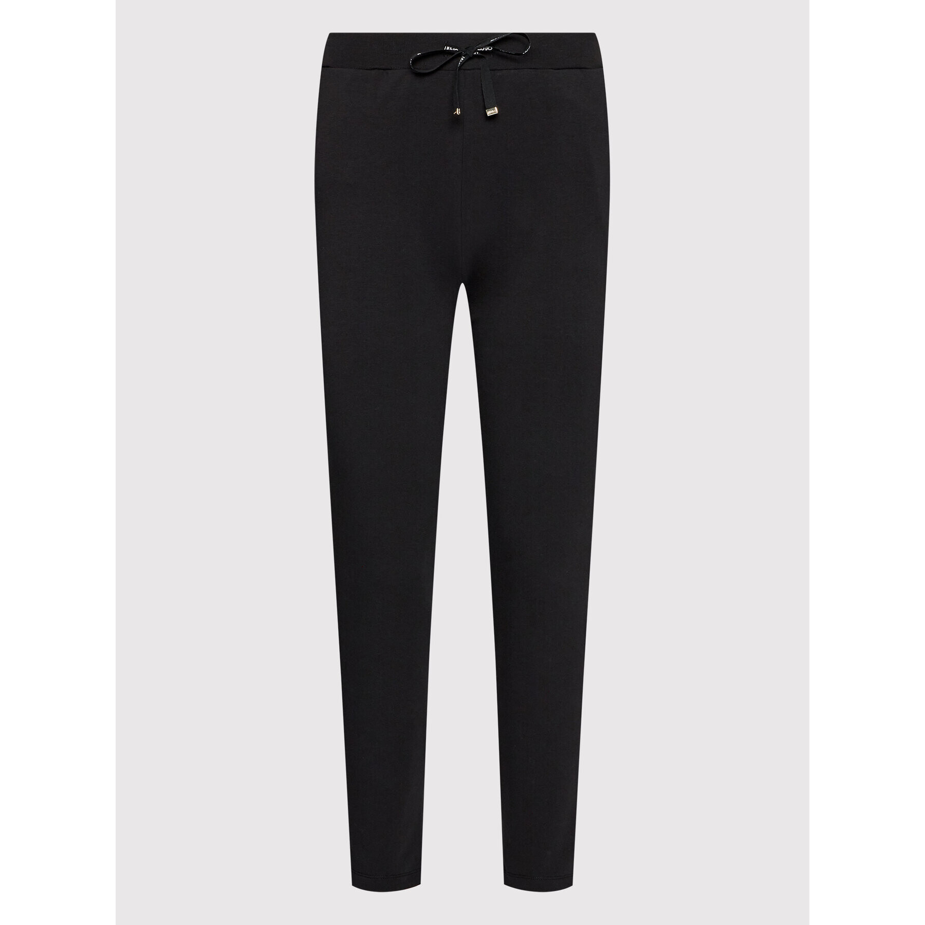 Liu Jo Pantaloni trening TF2009 F0090 Negru Regular Fit - Pled.ro