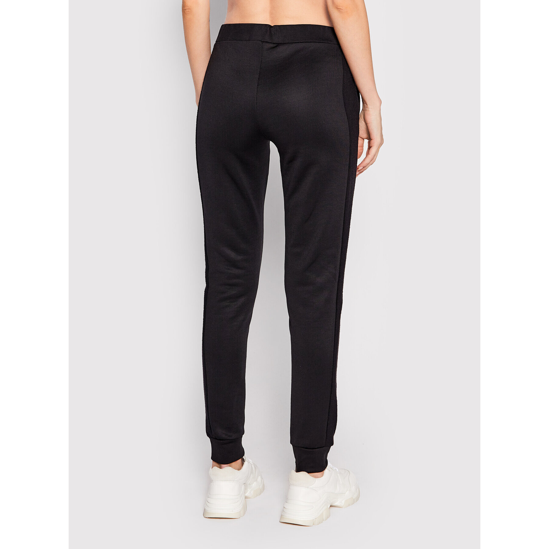 Liu Jo Pantaloni trening TF2014 F0778 Negru Regular Fit - Pled.ro