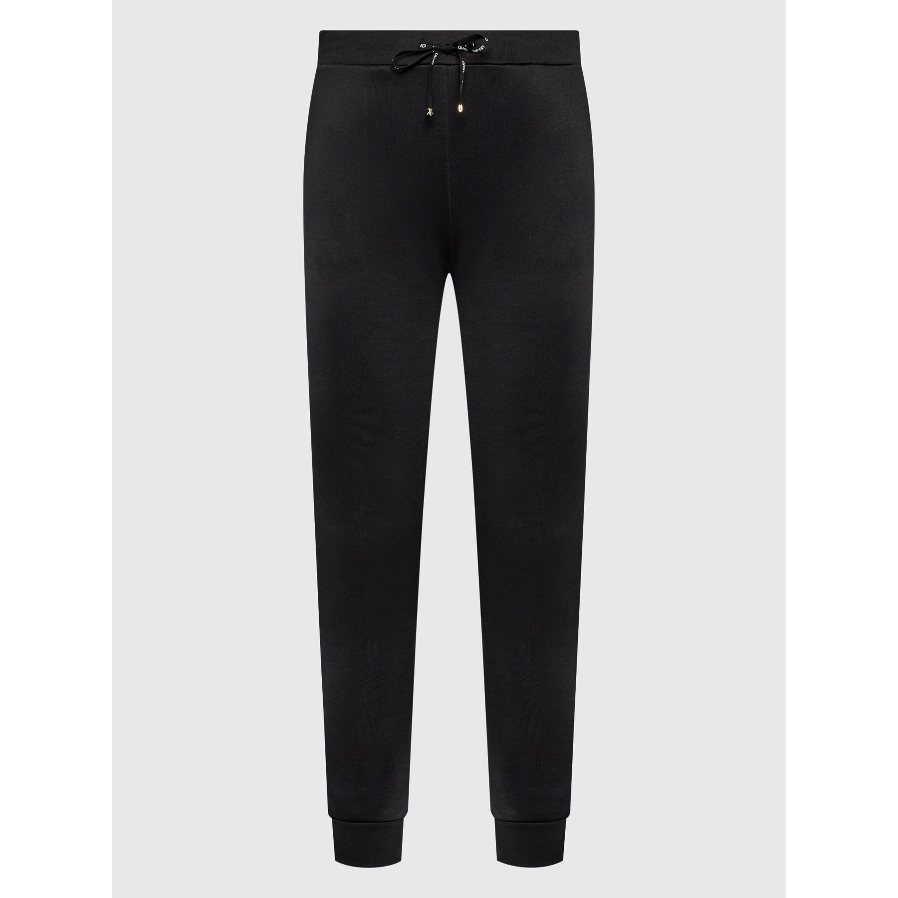 Liu Jo Pantaloni trening TF2014 F0778 Negru Regular Fit - Pled.ro