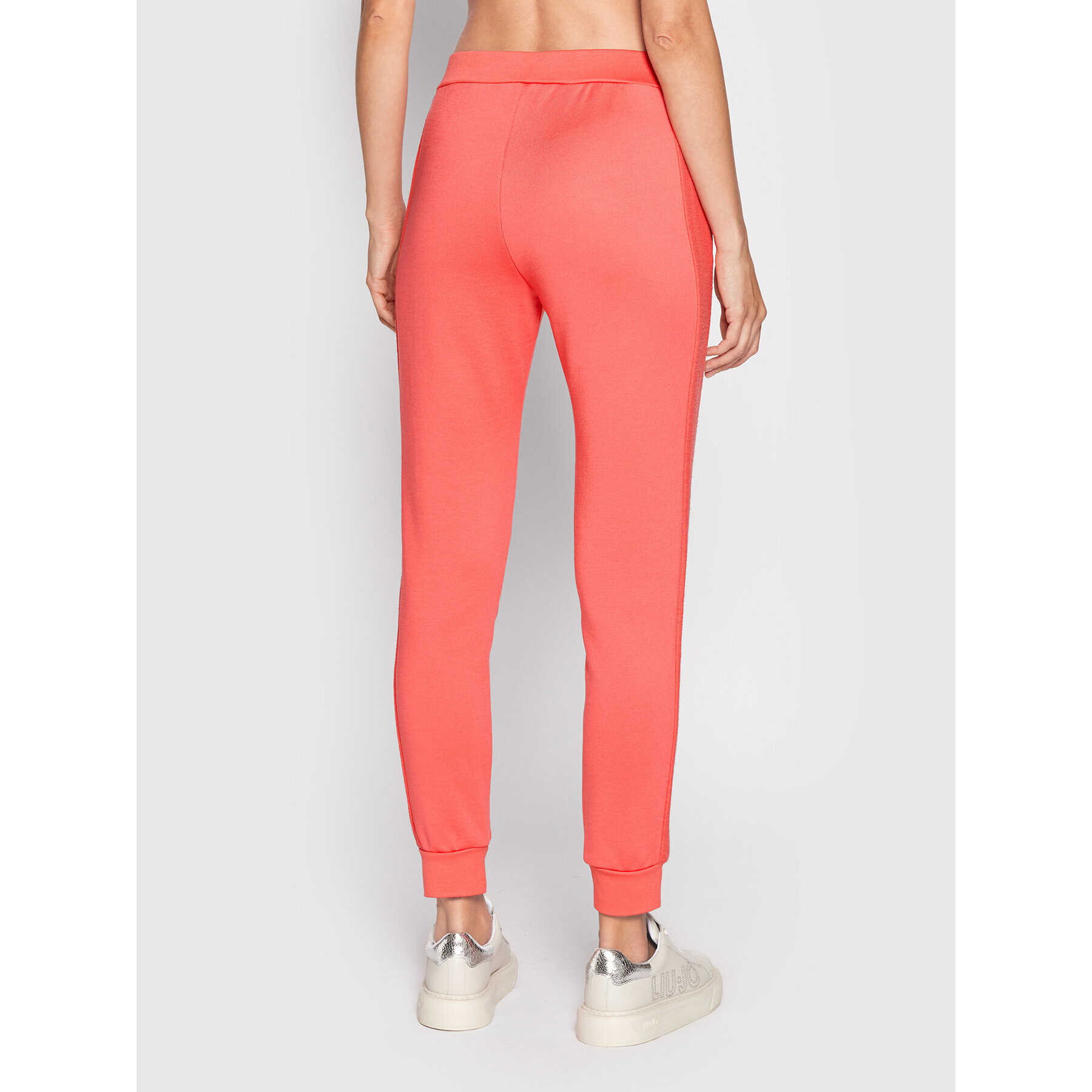 Liu Jo Pantaloni trening TF2014 F0778 Roz Regular Fit - Pled.ro