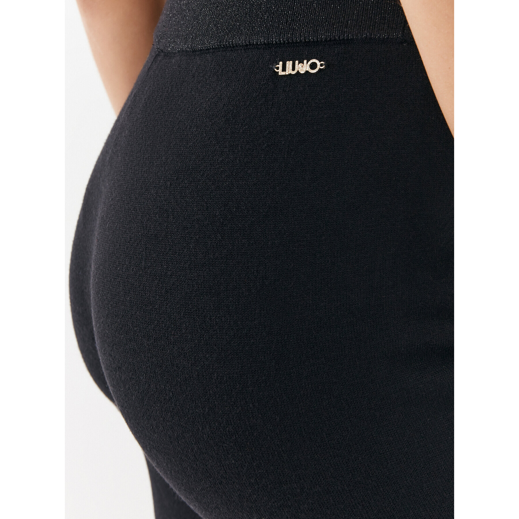 Liu Jo Pantaloni trening TF3135 MA63M Negru Regular Fit - Pled.ro