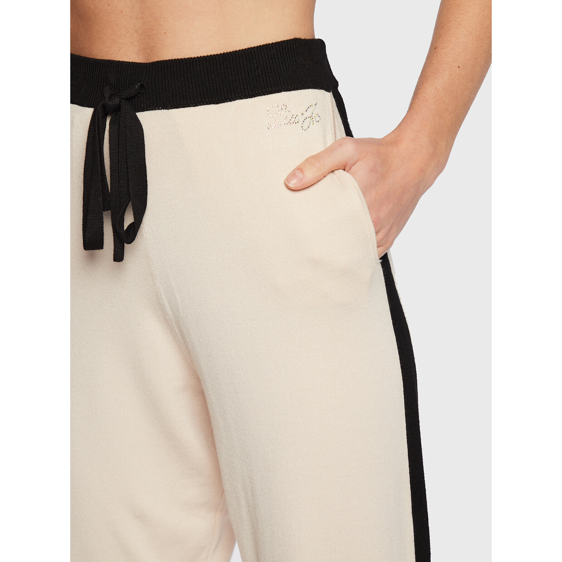 Liu Jo Pantaloni tricotați 5F2012 MA49I Bej Regular Fit - Pled.ro