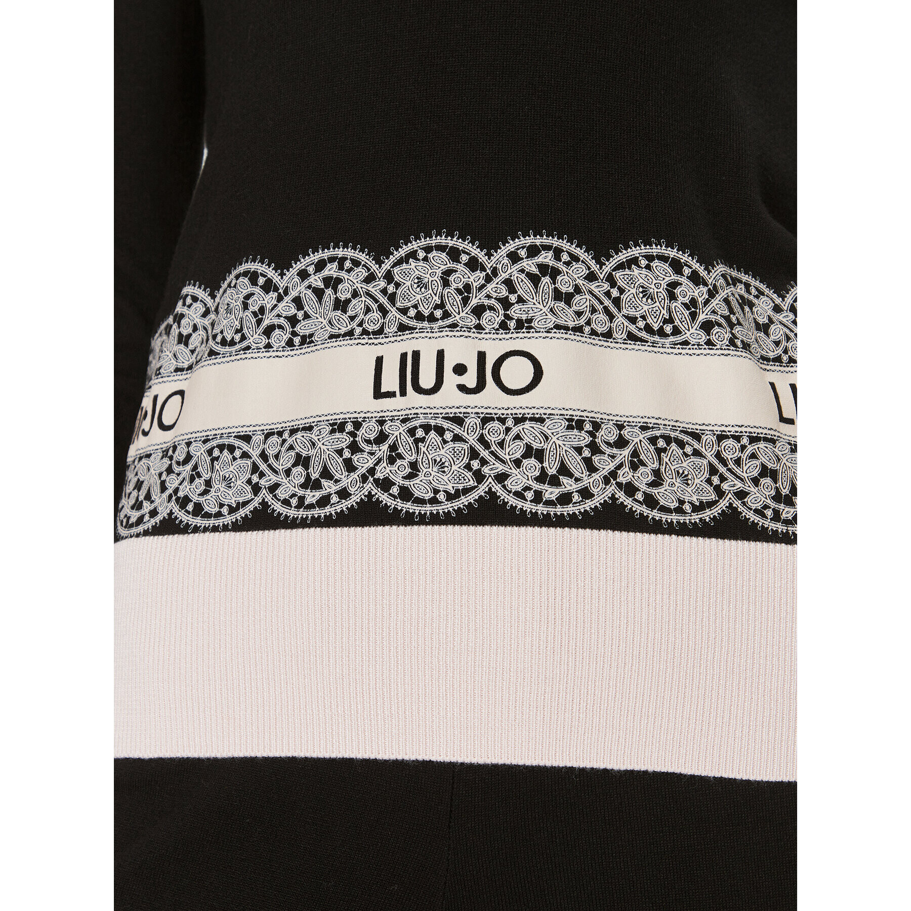 Liu Jo Pulover 5F3152 MS49I Negru Regular Fit - Pled.ro