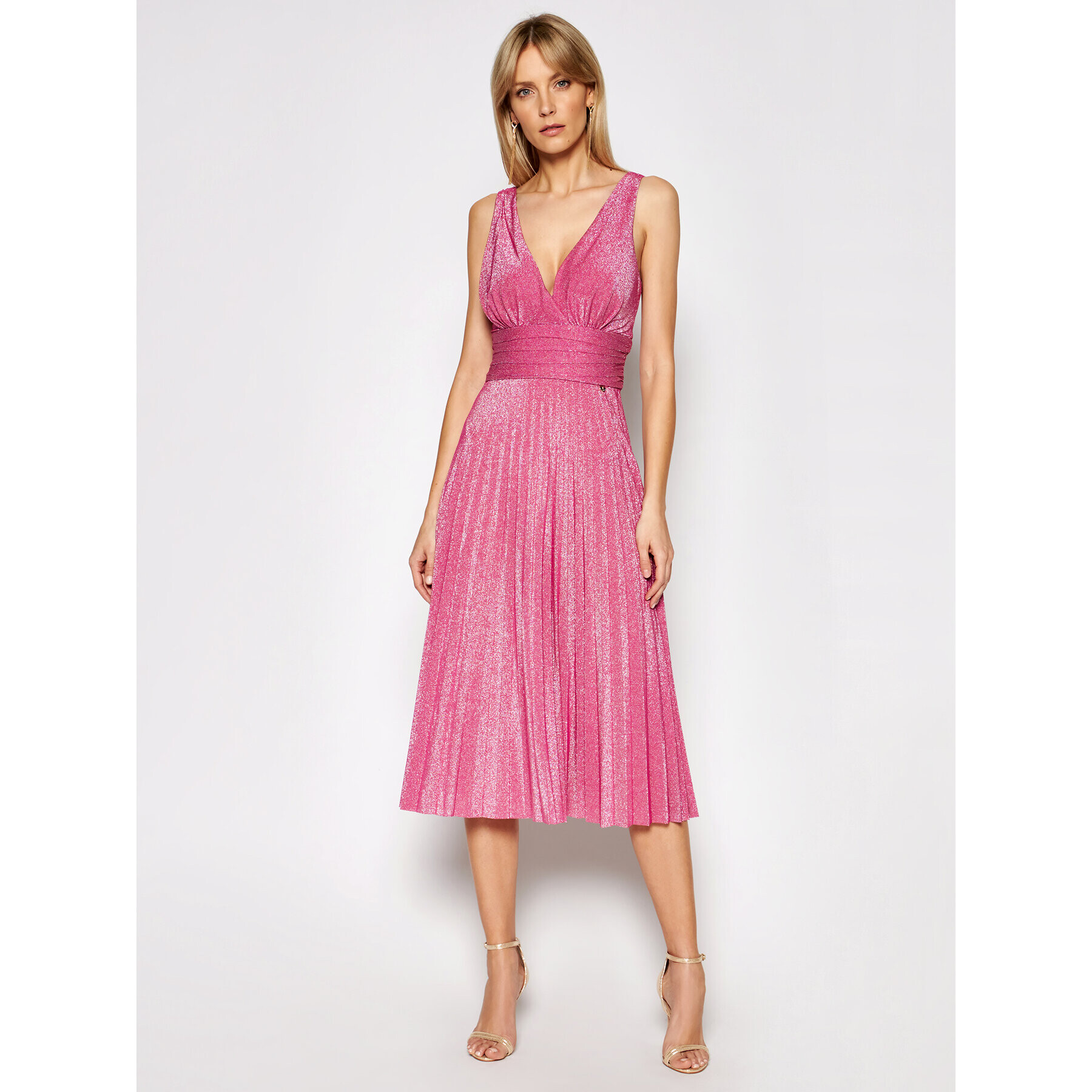 Liu Jo Rochie cocktail IA1068 J6023 Roz Regular Fit - Pled.ro