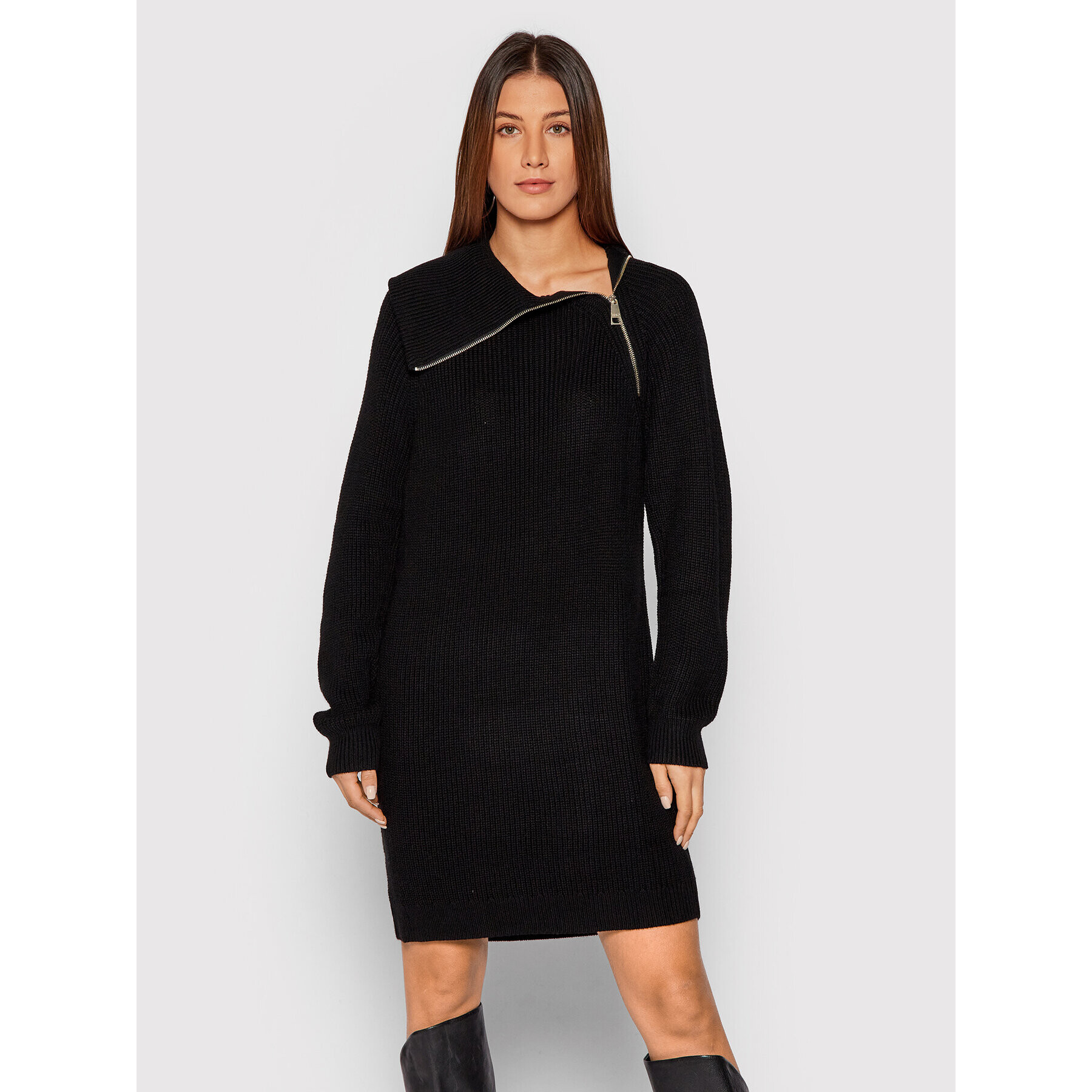 Liu Jo Rochie tricotată WF1423 MA51I Negru Regular Fit - Pled.ro