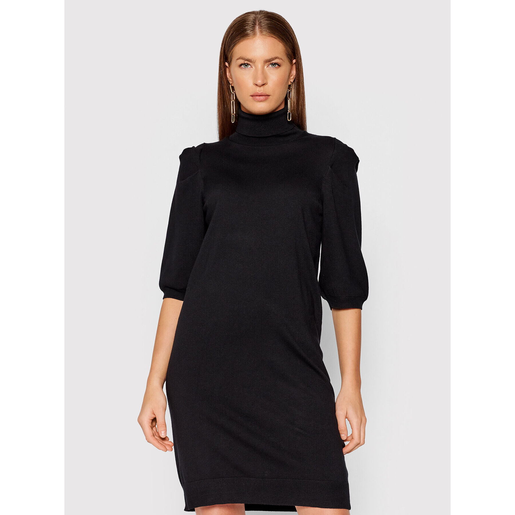 Liu Jo Rochie tricotată WF1533 MA49I Negru Regular Fit - Pled.ro