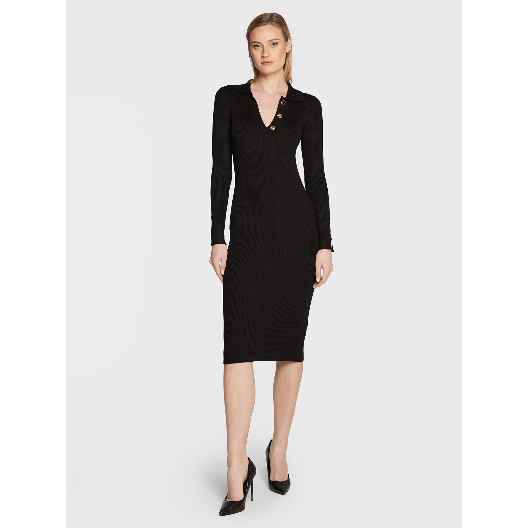 Liu Jo Rochie tricotată WF2282 MS49I Negru Slim Fit - Pled.ro