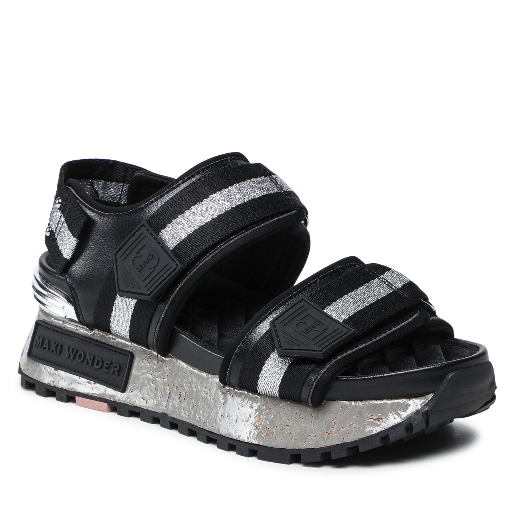 Liu Jo Sandale Maxi Wonder Sandal 13 BA2159 PX102 Negru - Pled.ro