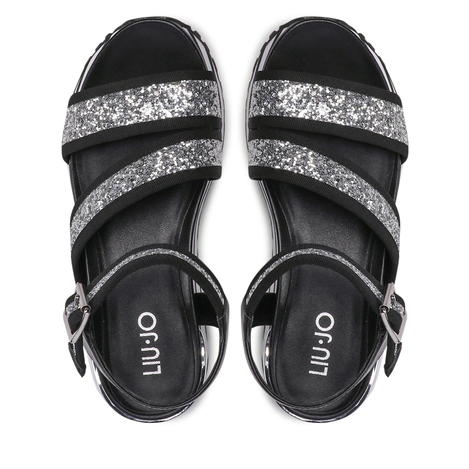 Liu Jo Sandale Maxi Wonder Sandal 15 BA2147 TX053 Negru - Pled.ro