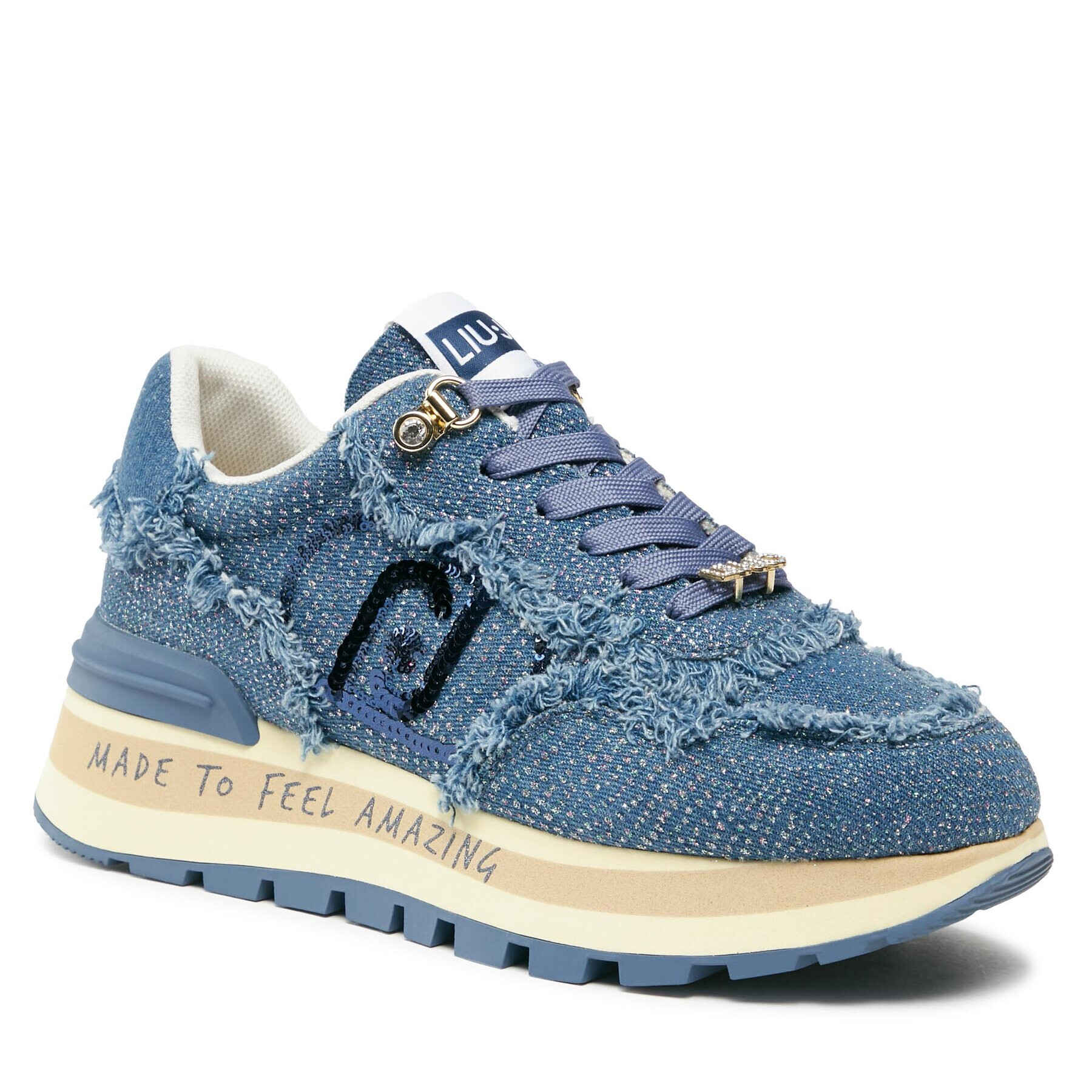 Liu Jo Sneakers Amazing 20 BF3087 TX029 Albastru - Pled.ro